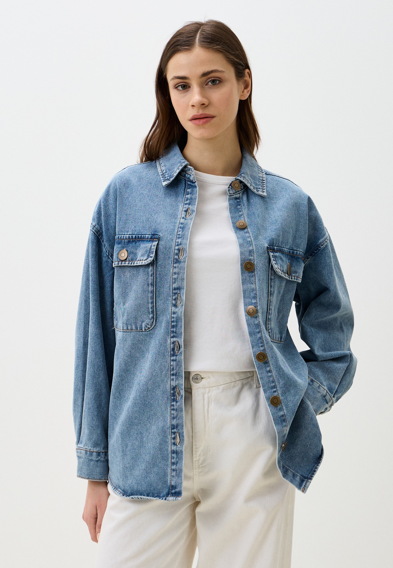 Женские джинсовые рубашки Bochetti Рубашка джинсовая Bochetti