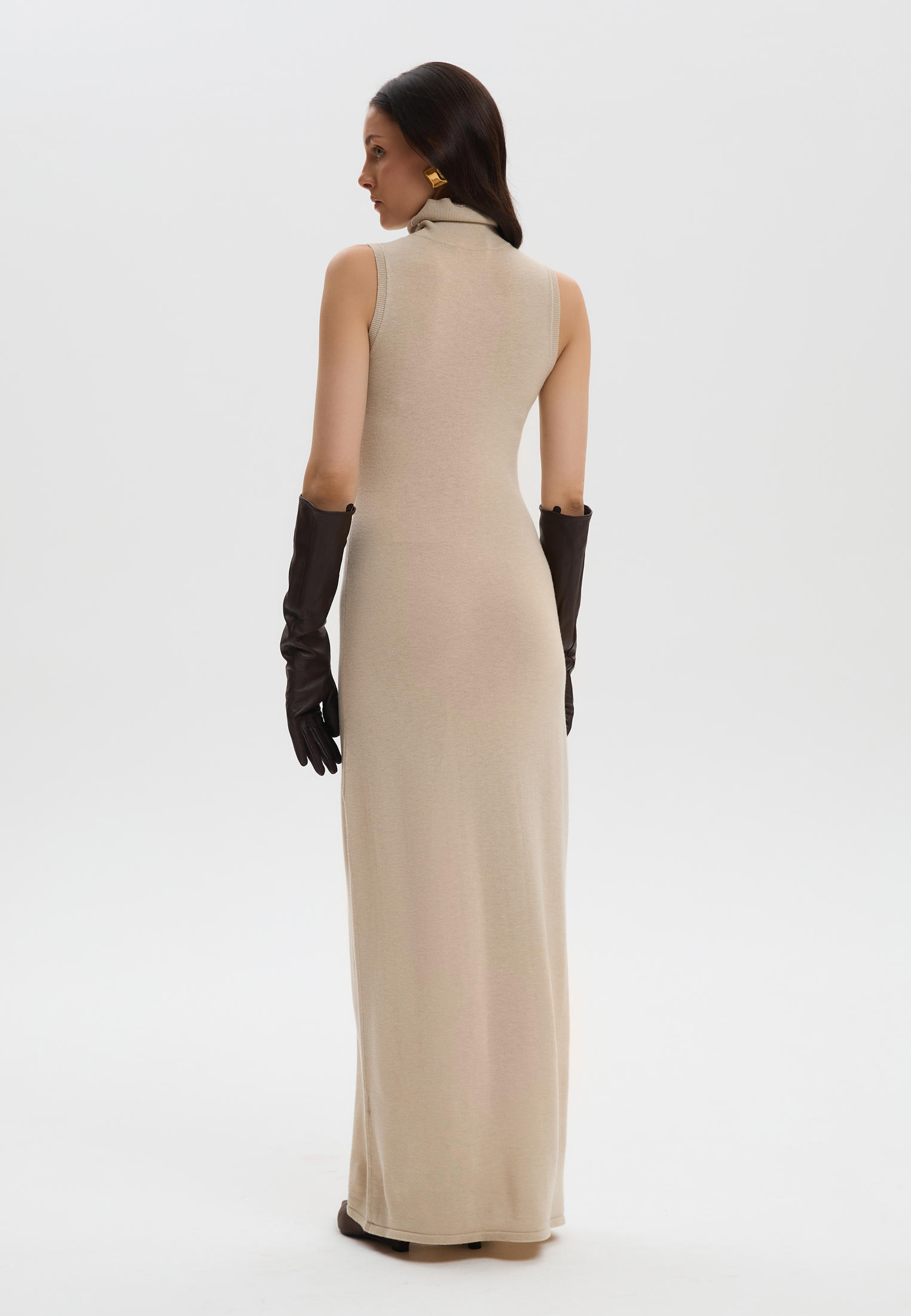 Вязаное платье Lumiere Magique Lumiere/GL07167/бежевый