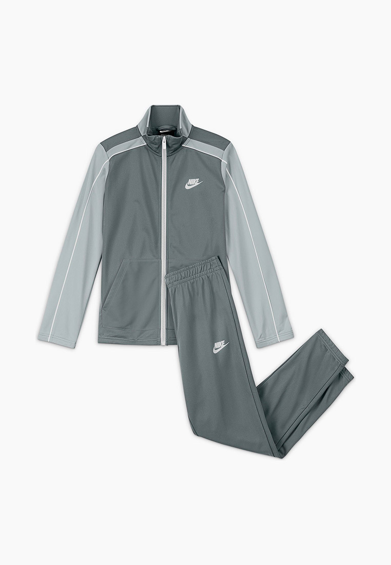 Спортивный костюм для девочек Nike (Найк) DH9661 цвет серый купить за 5699  руб.