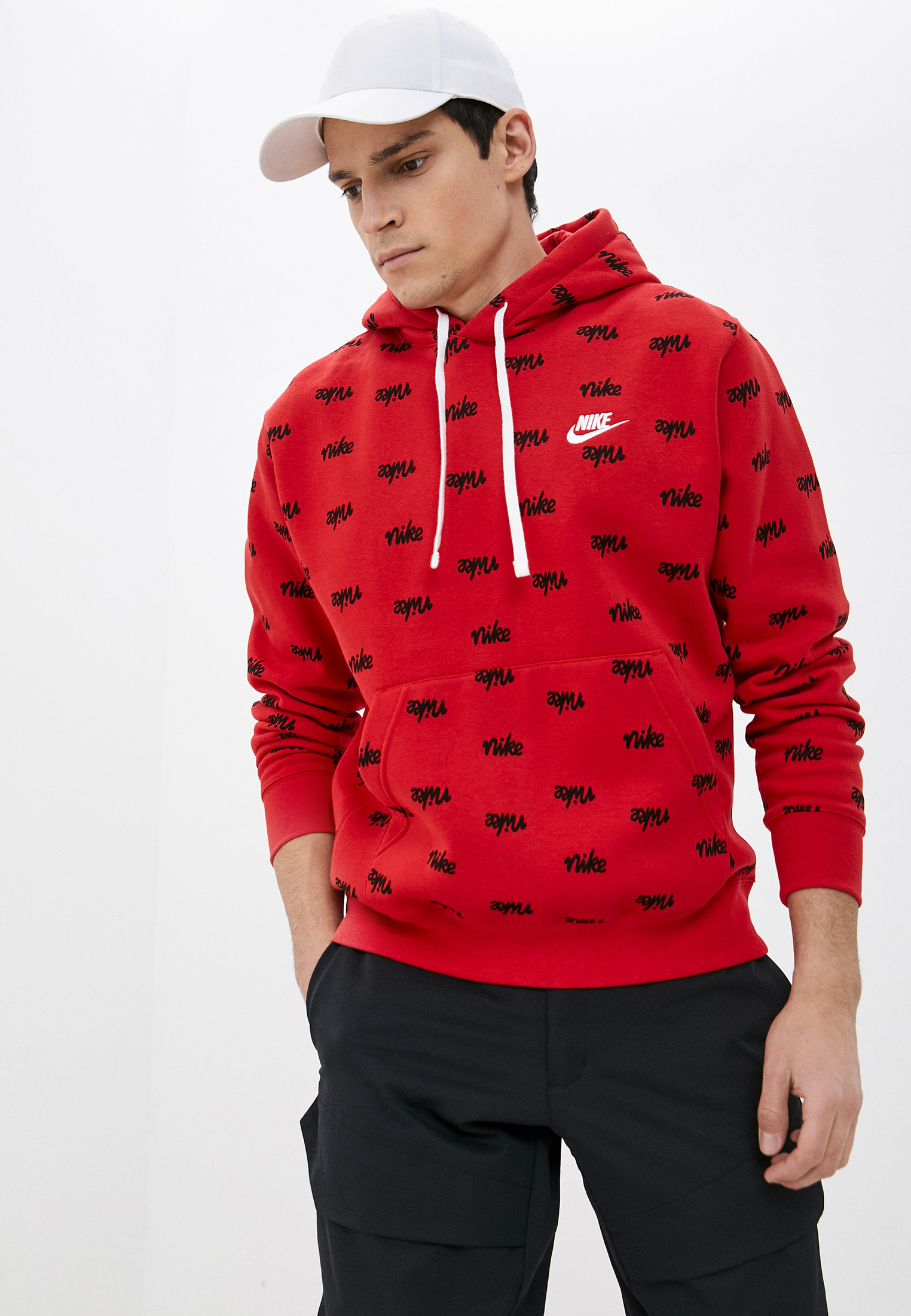 Nike худи m NSW Club po BB Hoodie Scrpt