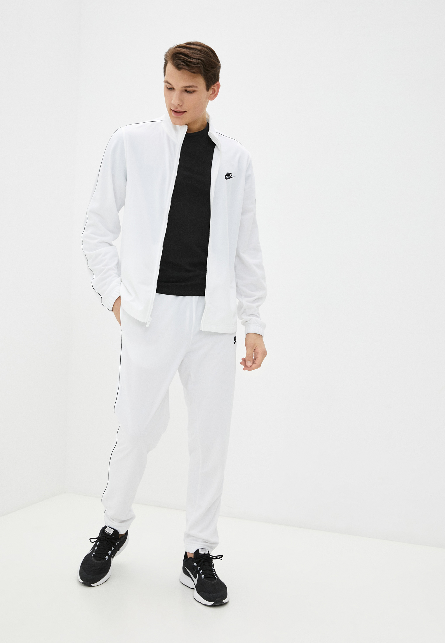 Спортивный костюм мужской Nike (Найк) BV3034 цвет белый купить за 4450 руб.