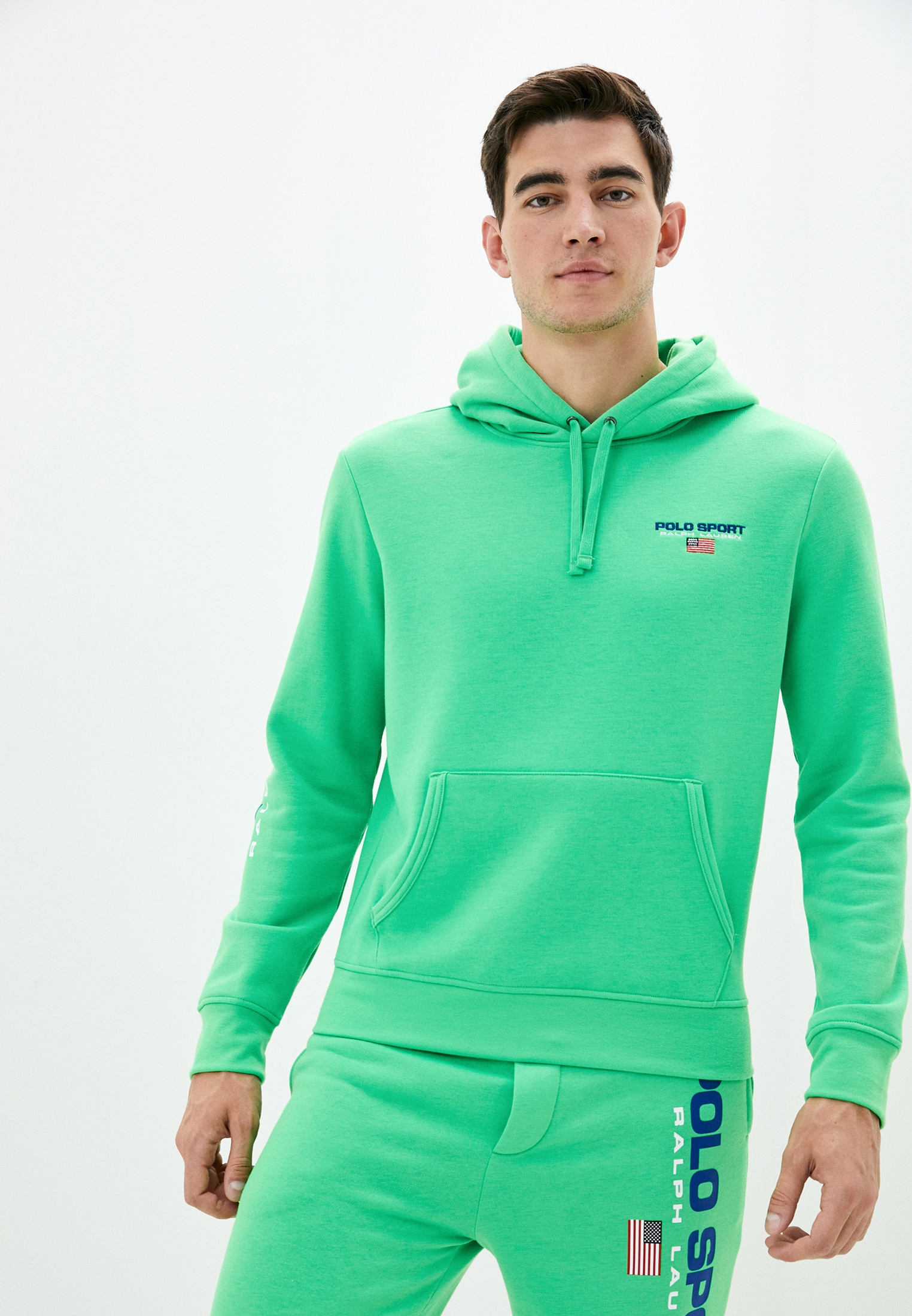Купить Зеленый Худи Мужской