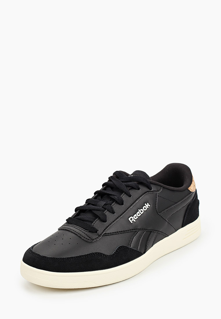 Мужские кеды Reebok Classic FZ0281 внешний материал искусственная кожа,  натуральная замша; цвет черный купить за 4399 руб.