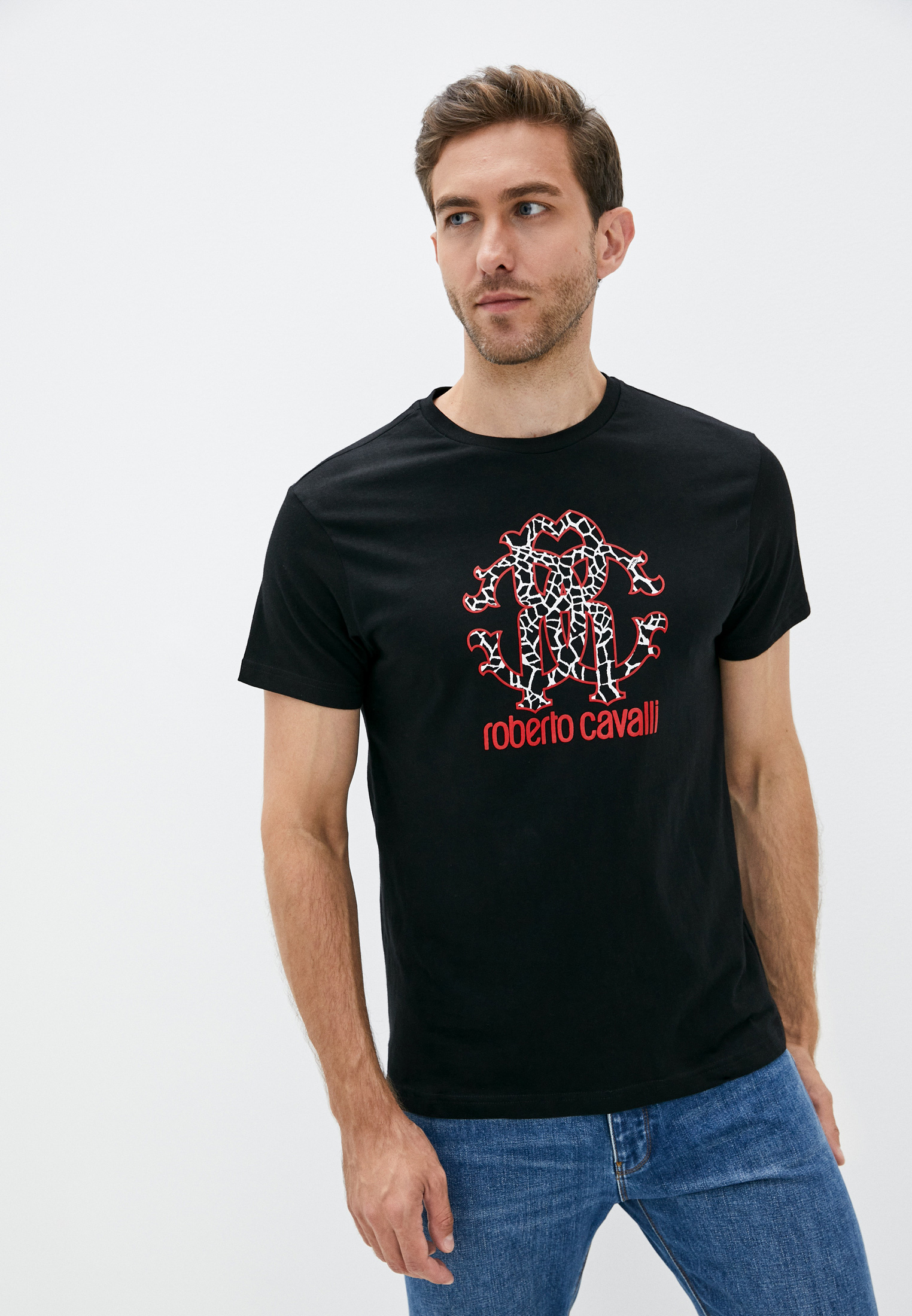 Мужская футболка Roberto Cavalli (Роберто Кавалли) HSH00T: изображение 1
