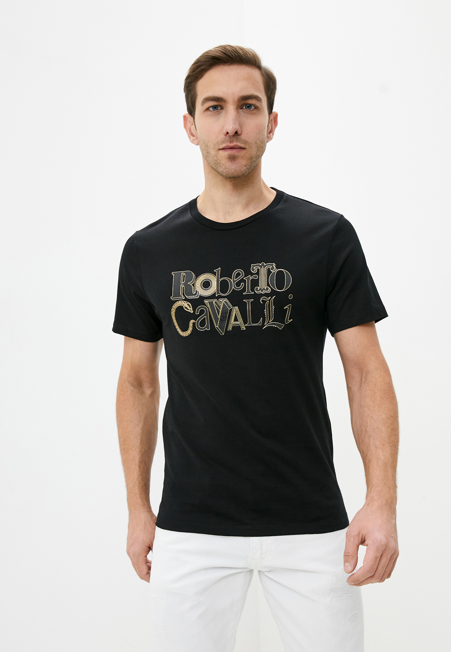 Мужская футболка Roberto Cavalli (Роберто Кавалли) LNT604: изображение 1