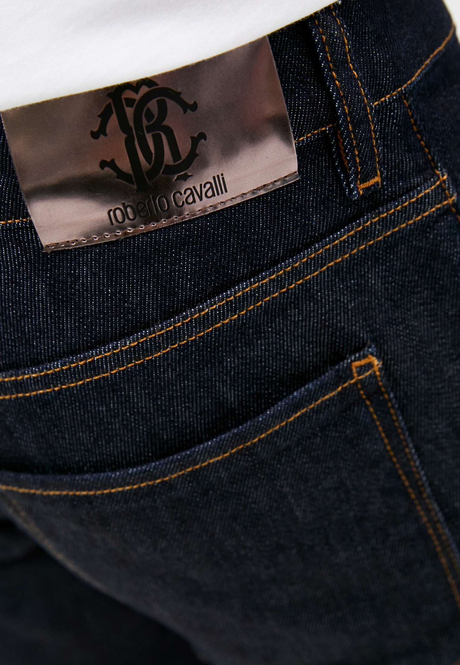 Мужские прямые джинсы Roberto Cavalli (Роберто Кавалли) GSJ201A3800: изображение 5