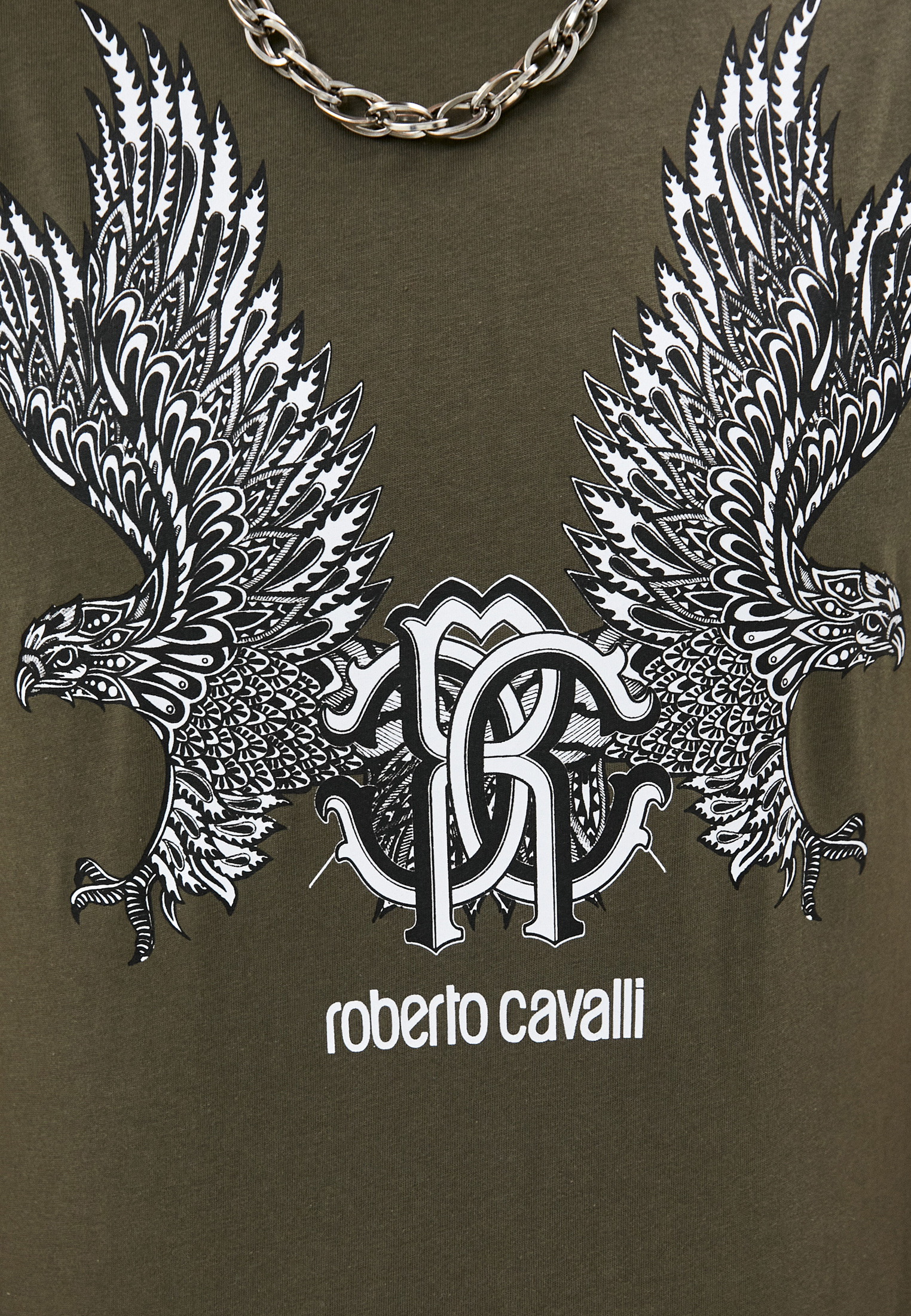 Мужская футболка Roberto Cavalli (Роберто Кавалли) HST60FA0270: изображение 5