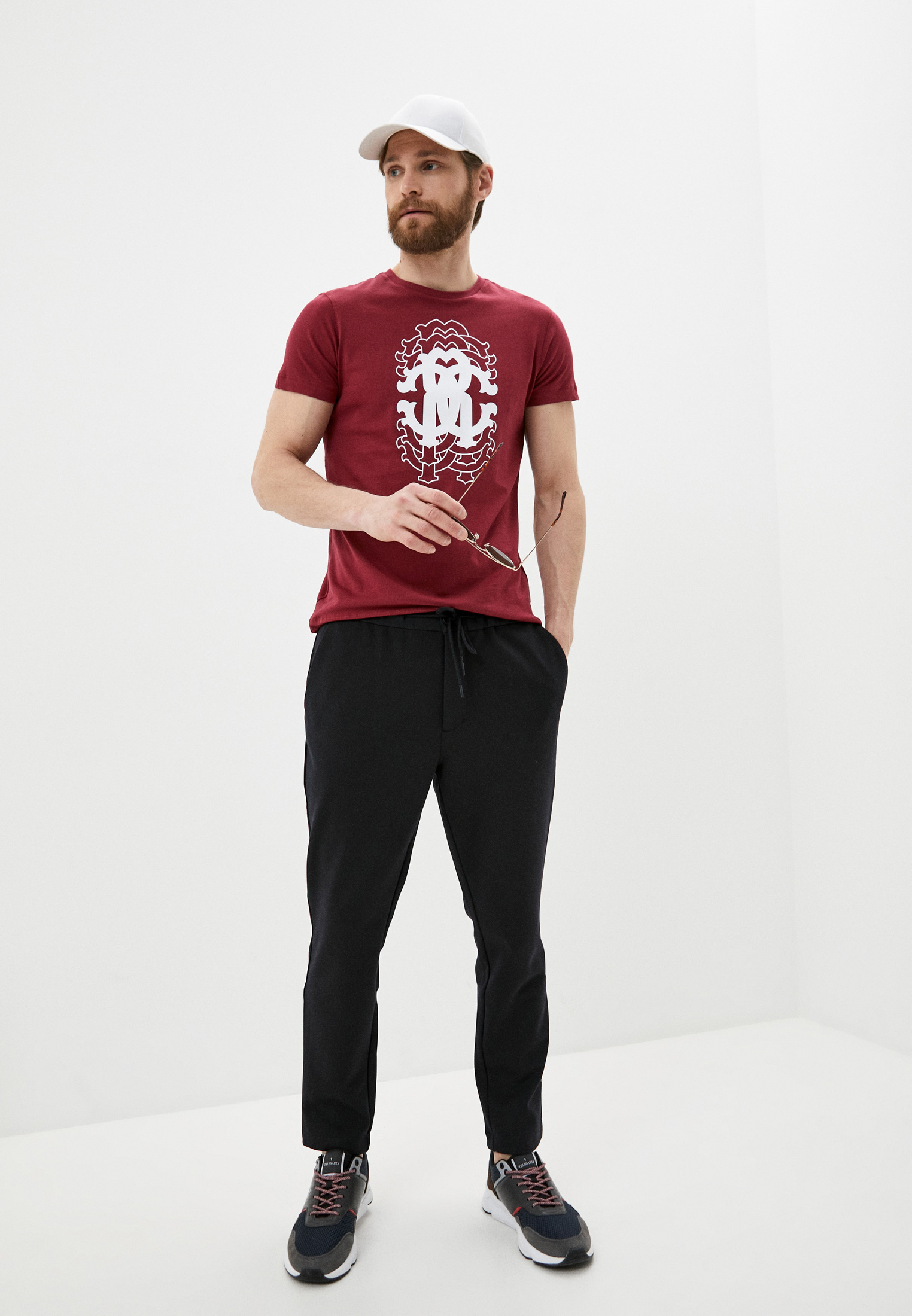 Мужская футболка Roberto Cavalli (Роберто Кавалли) HST61EA0270: изображение 3