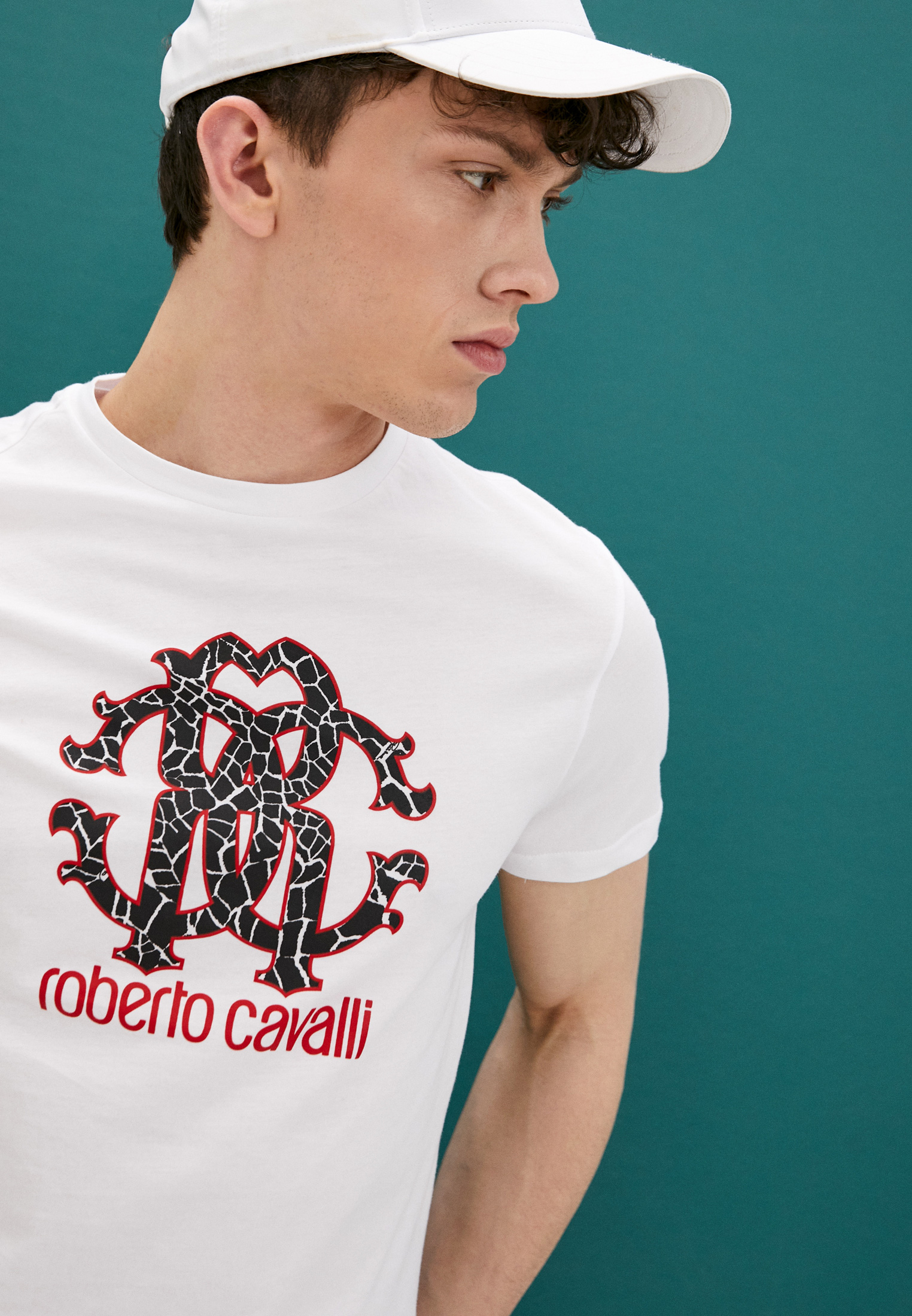 Мужская футболка Roberto Cavalli (Роберто Кавалли) HSH00T0: изображение 2