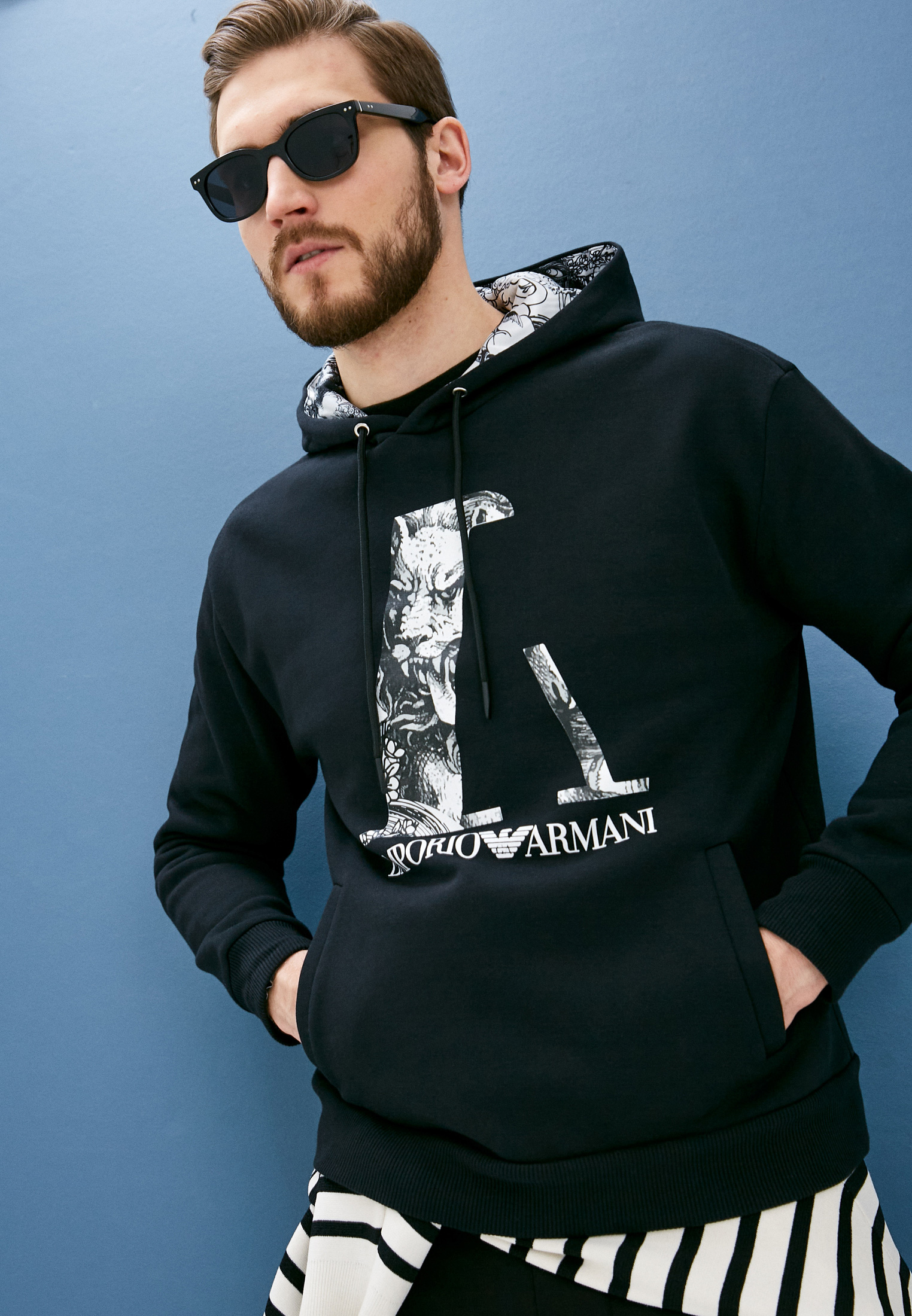 Мужские худи Emporio Armani (Эмпорио Армани) 3K1M8P1JM3Z: изображение 2