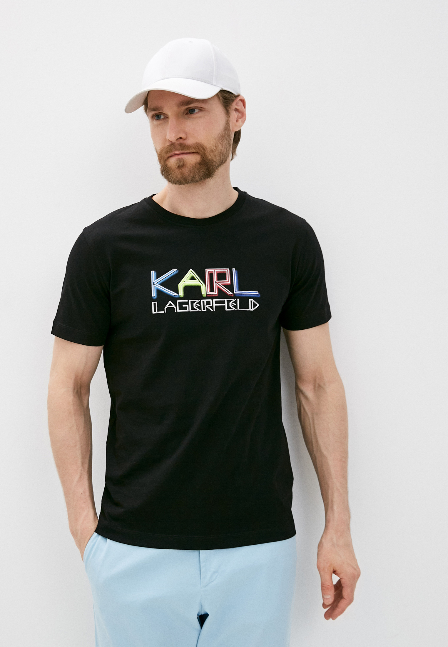 Мужская футболка Karl Lagerfeld (Карл Лагерфельд) 755062 511240: изображение 1
