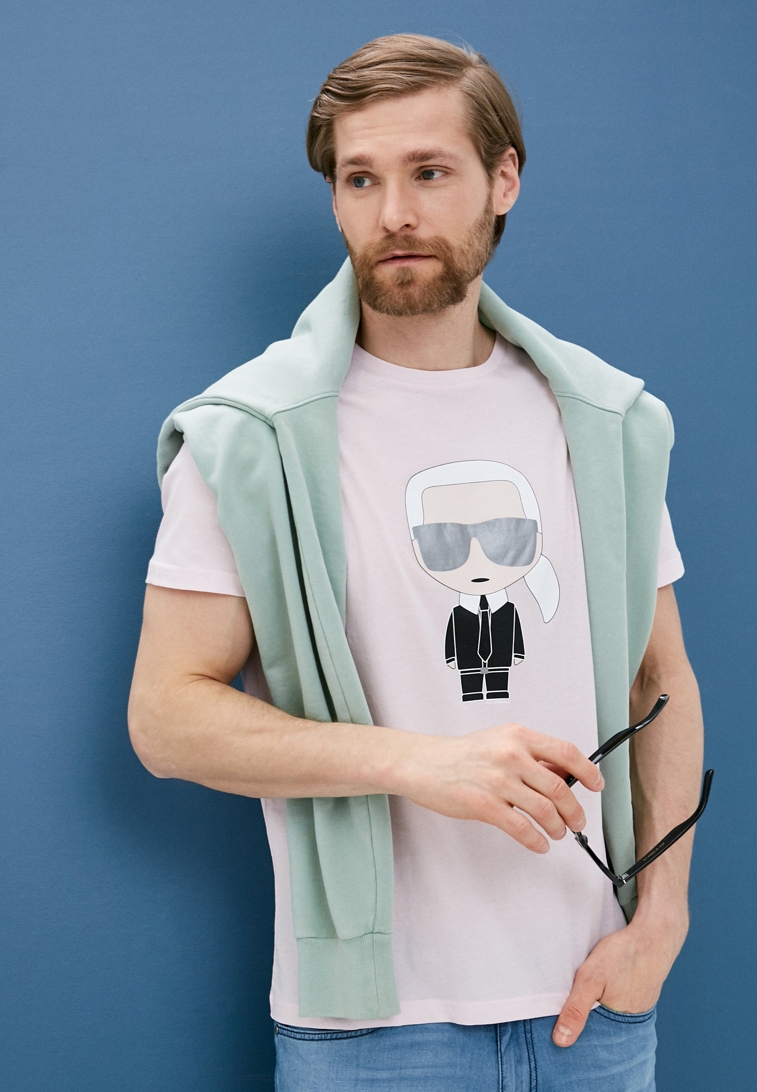 Мужская футболка Karl Lagerfeld (Карл Лагерфельд) 755061 511251: изображение 2