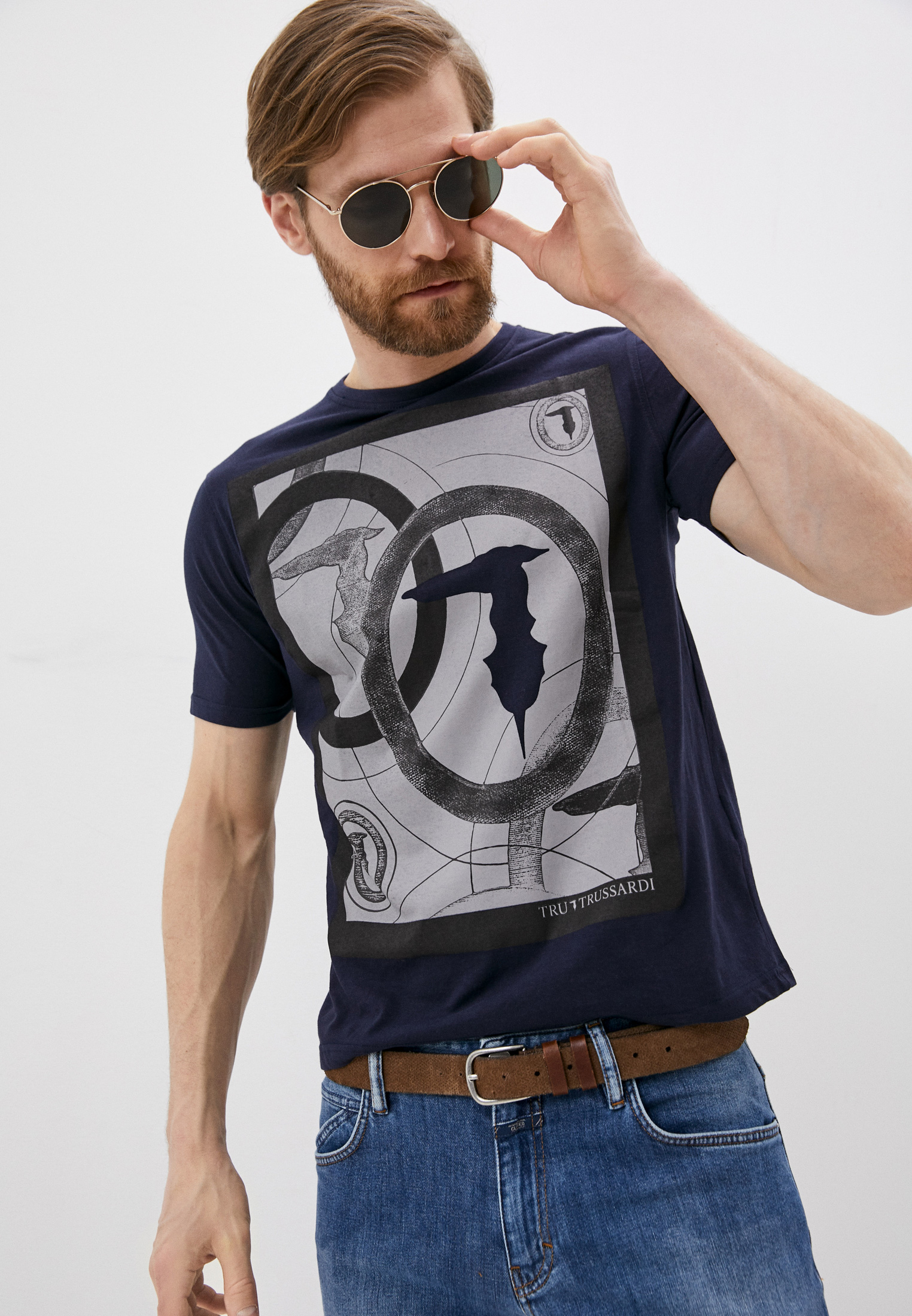 Мужская футболка Tru Trussardi (Тру Труссарди) 32T001611T004448: изображение 1