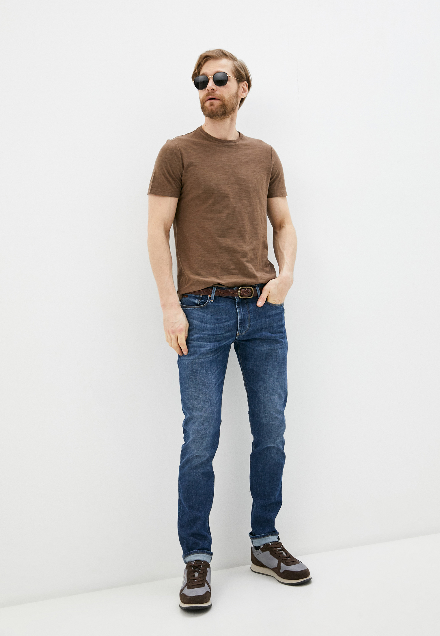 Мужские зауженные джинсы Emporio Armani (Эмпорио Армани) 3K1J061DY0Z: изображение 3