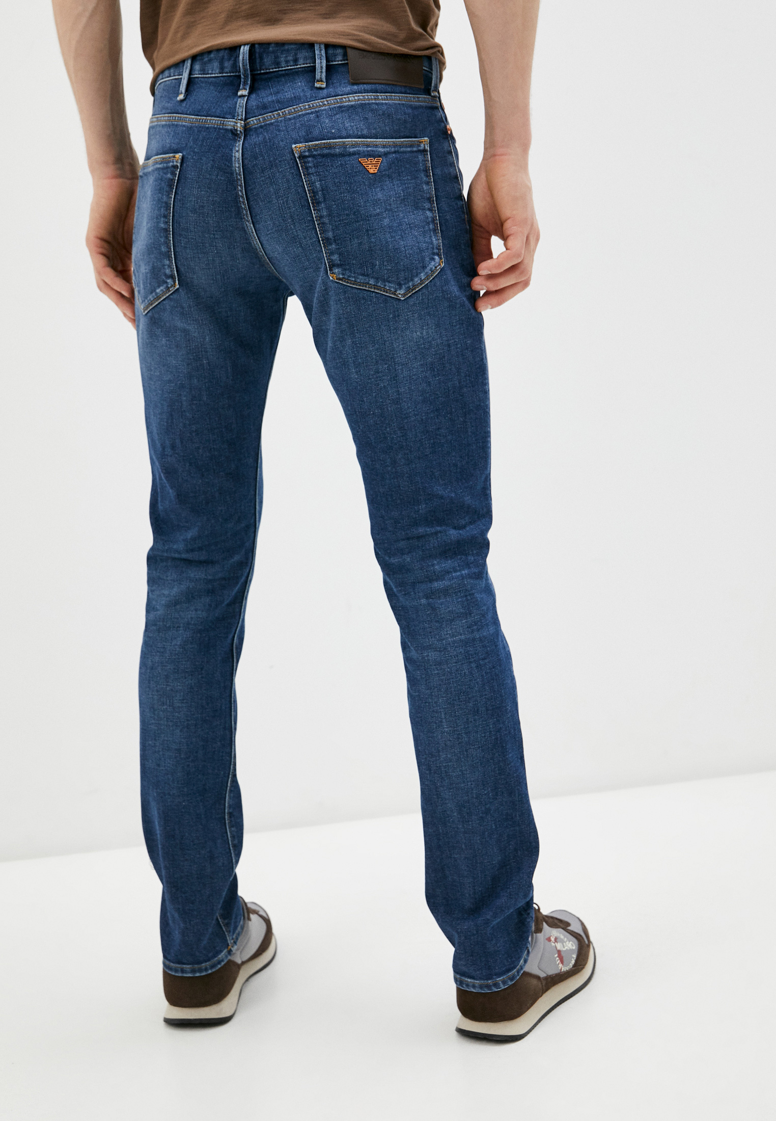 Мужские зауженные джинсы Emporio Armani (Эмпорио Армани) 3K1J061DY0Z: изображение 4