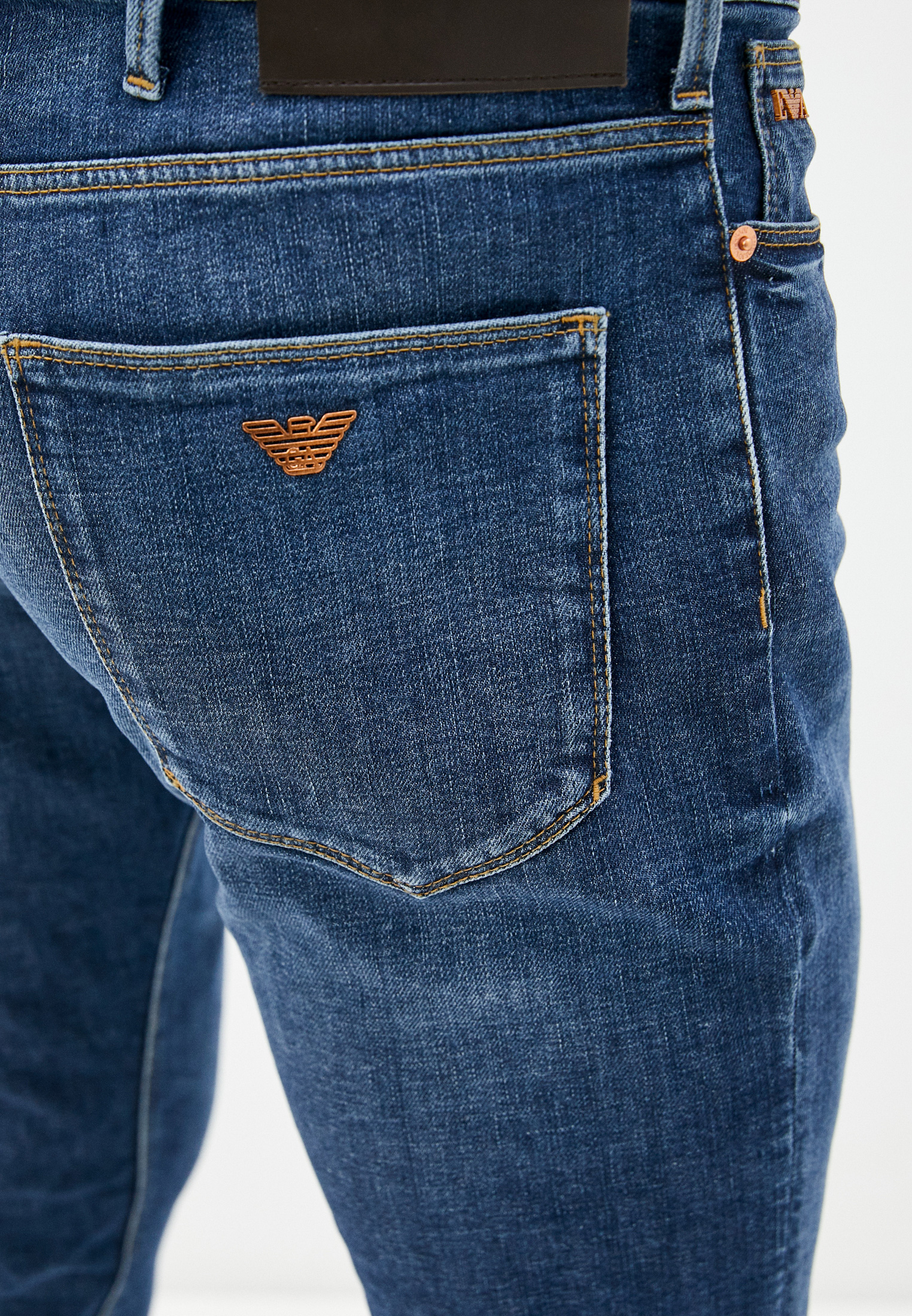 Мужские зауженные джинсы Emporio Armani (Эмпорио Армани) 3K1J061DY0Z: изображение 5