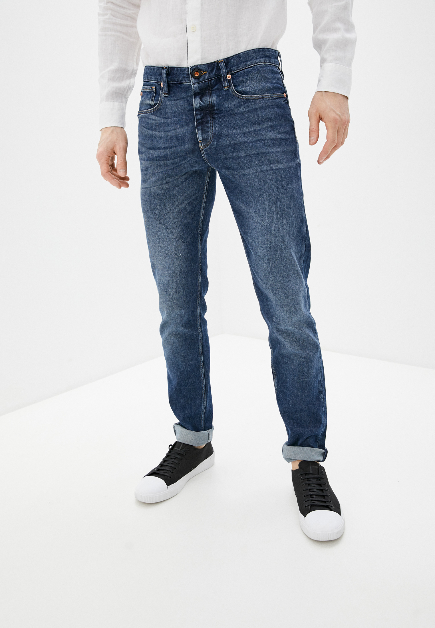 Мужские зауженные джинсы Emporio Armani (Эмпорио Армани) 3K1J751DY0Z: изображение 1