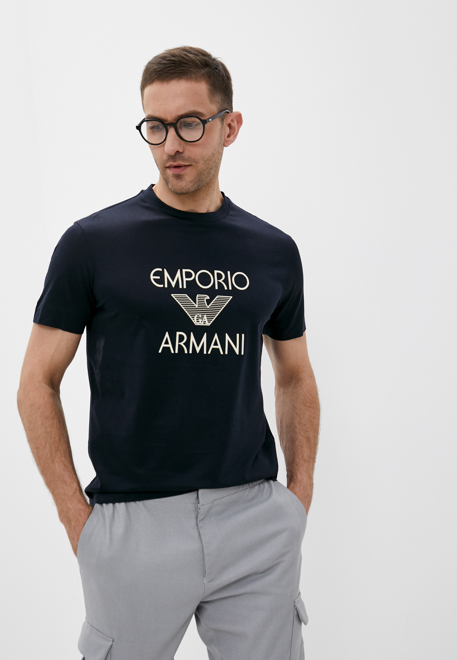 Мужская футболка Emporio Armani (Эмпорио Армани) 3K1TAF1JUVZ: изображение 1