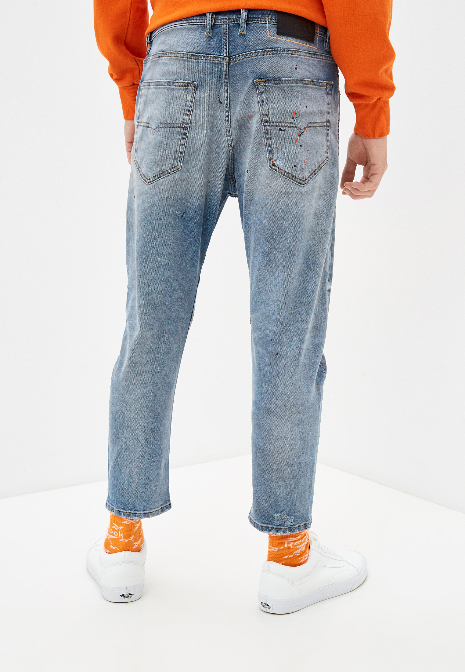 Мужские зауженные джинсы Diesel (Дизель) 00CKTZ009BN: изображение 3