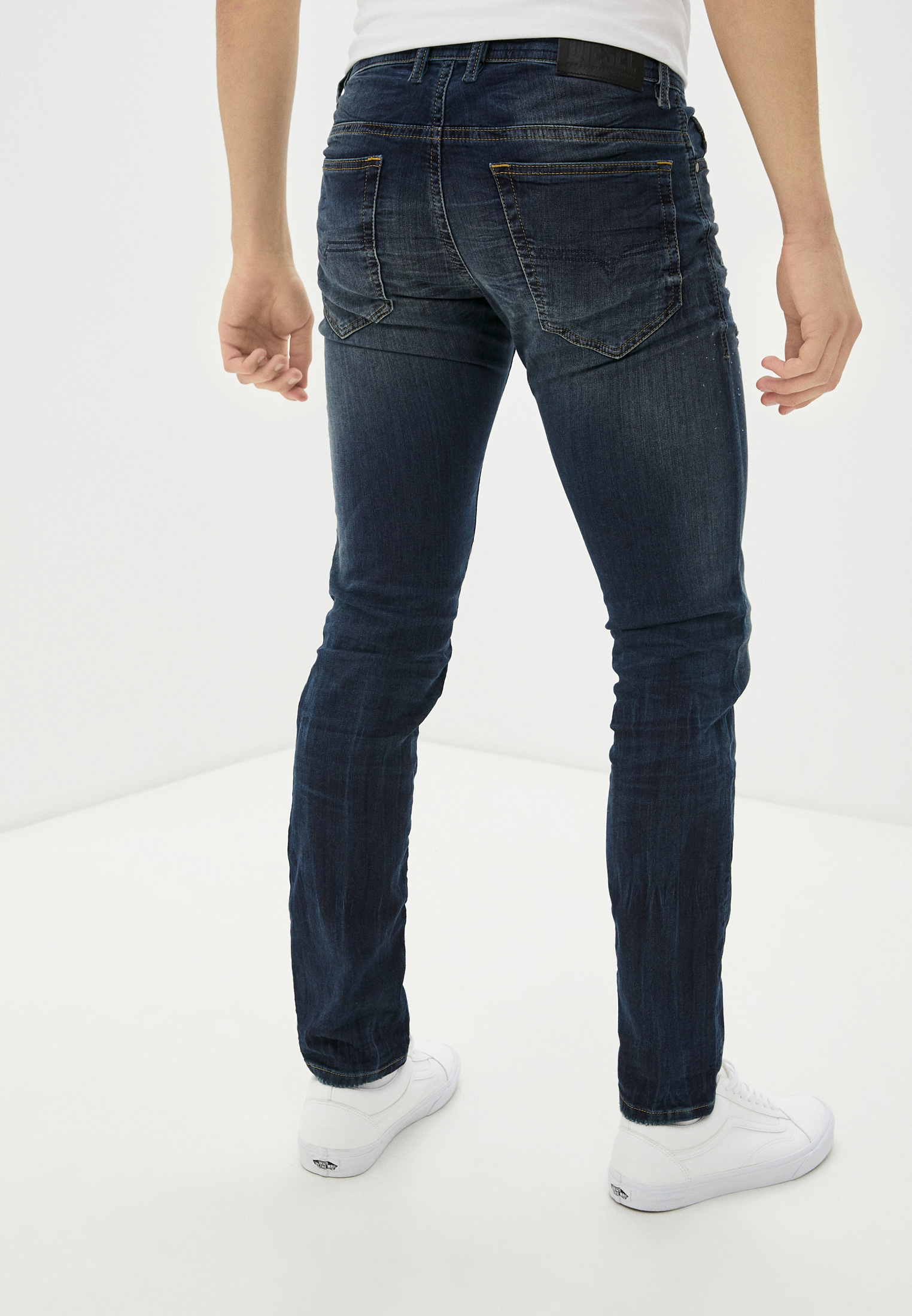 Мужские зауженные джинсы Diesel (Дизель) 00S8MK069HI: изображение 7