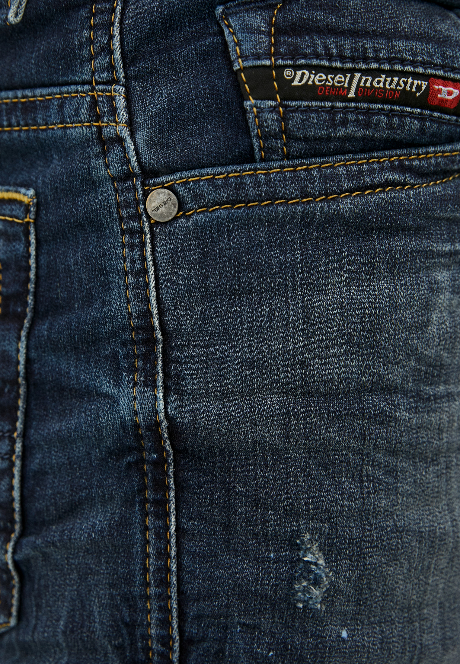 Мужские зауженные джинсы Diesel (Дизель) 00S8MK069HI: изображение 12