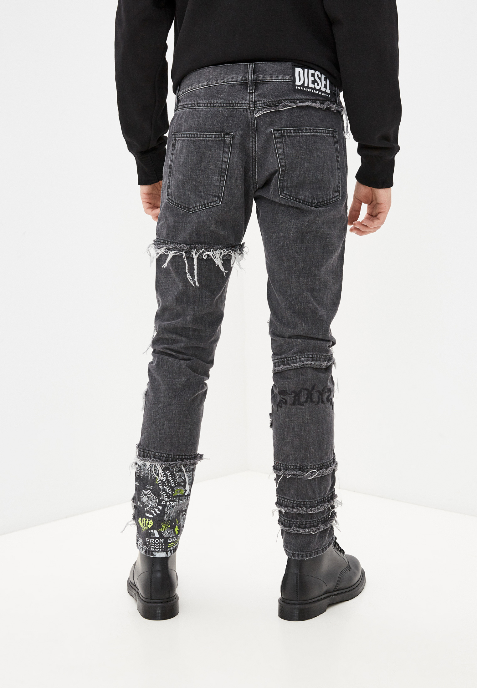 Мужские зауженные джинсы Diesel (Дизель) 00SI8V009CD: изображение 3