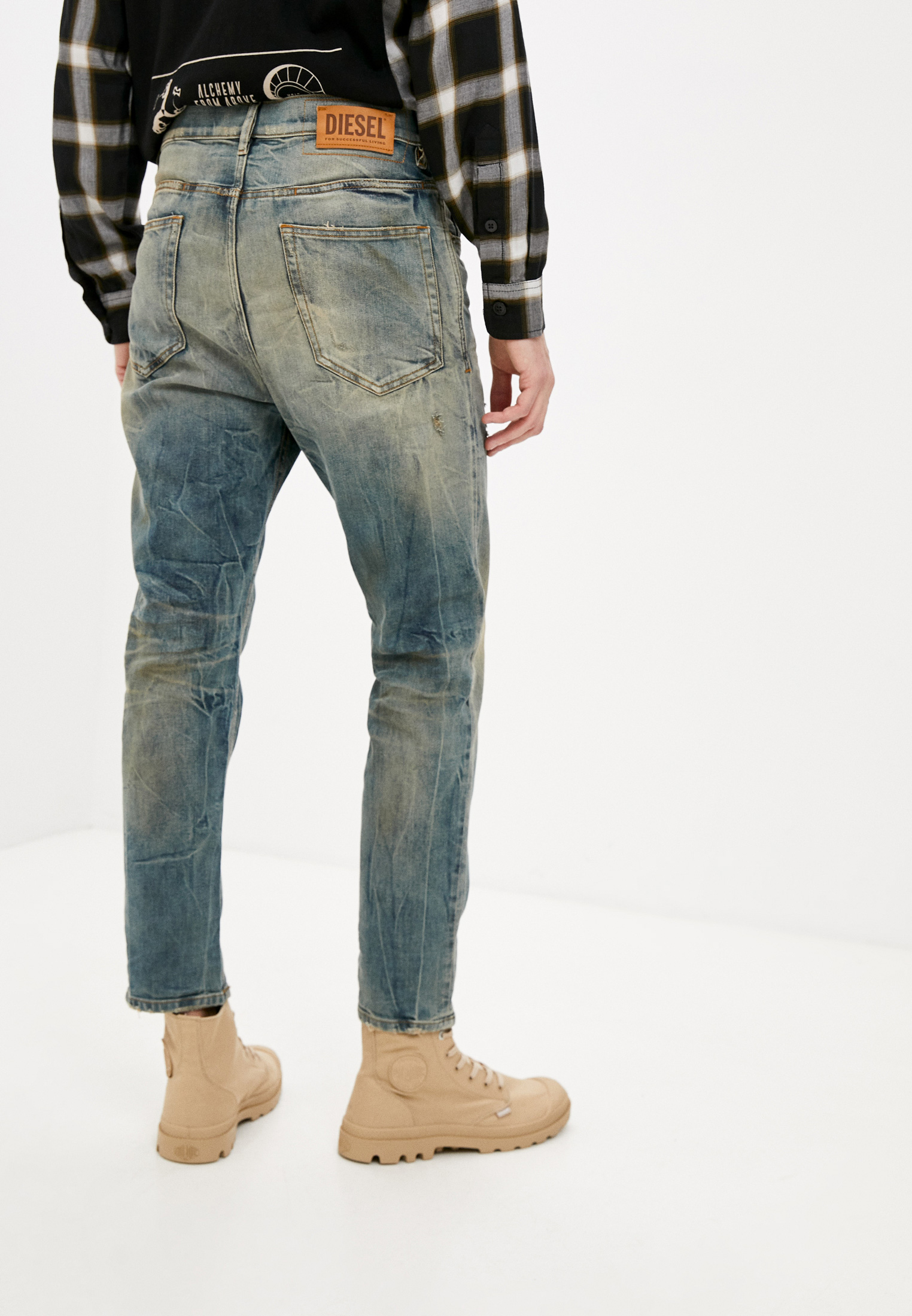 Мужские зауженные джинсы Diesel (Дизель) 00SQLX0098G: изображение 3