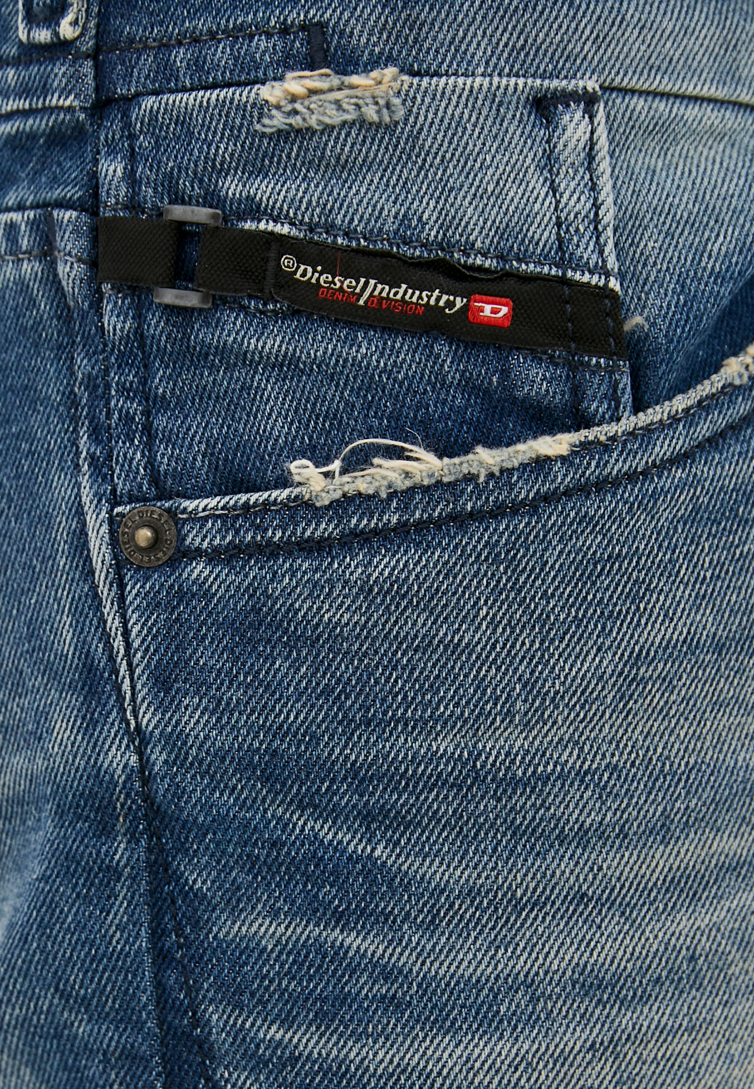 Мужские прямые джинсы Diesel (Дизель) 00SSLL0090D: изображение 4