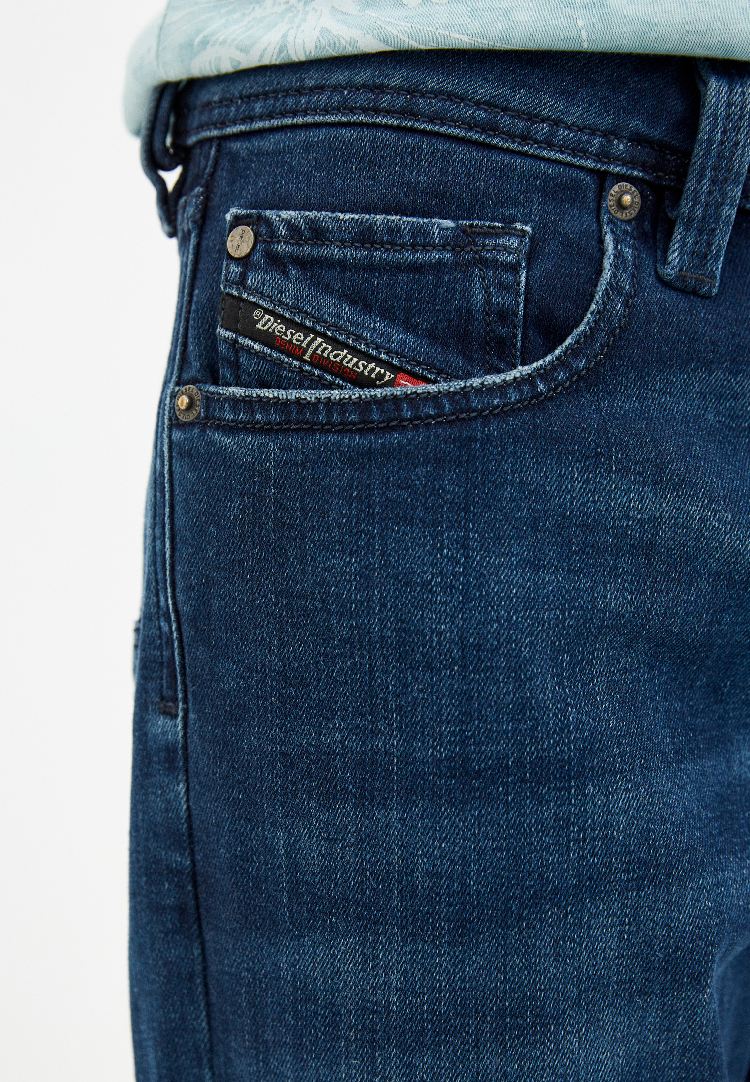 Мужские зауженные джинсы Diesel (Дизель) 00SU1W0095T: изображение 4