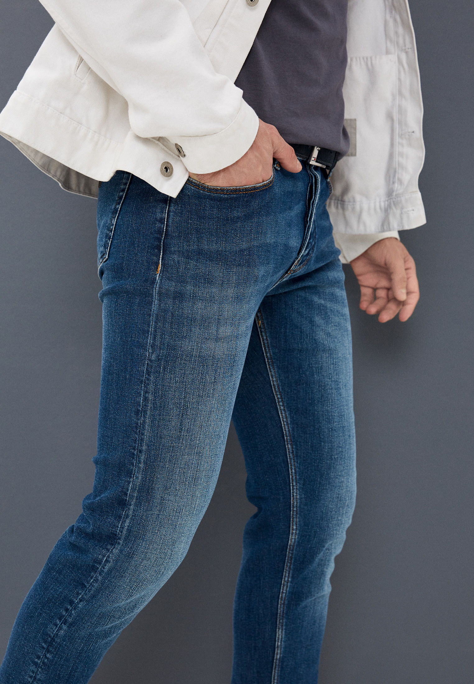 Мужские прямые джинсы Emporio Armani (Эмпорио Армани) 3K1J751DX2Z: изображение 2