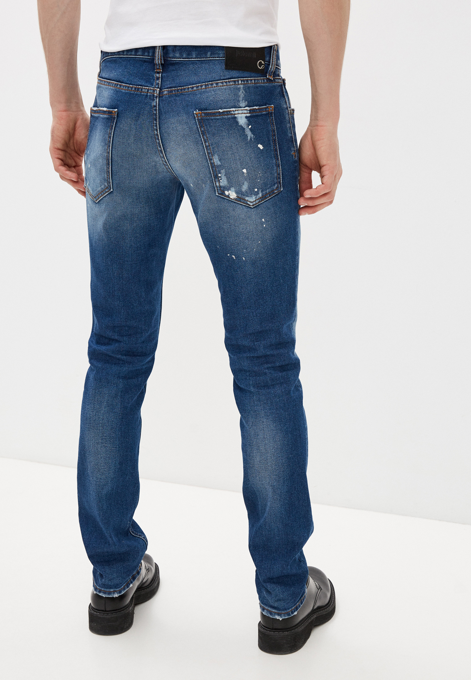 Мужские зауженные джинсы Just Cavalli (Джаст Кавалли) S03LA0116N31803: изображение 4