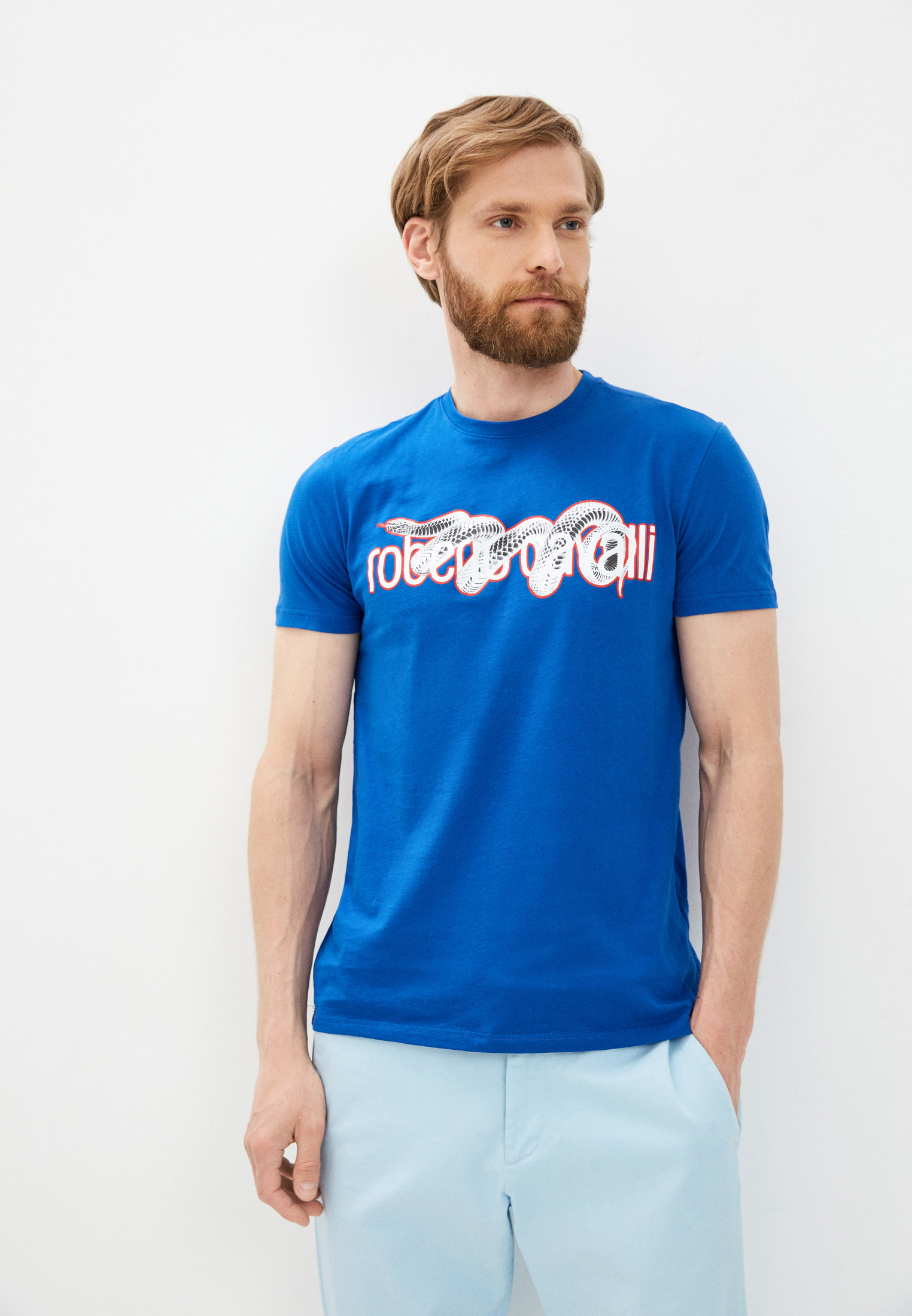 Мужская футболка Roberto Cavalli (Роберто Кавалли) GST655A027: изображение 1