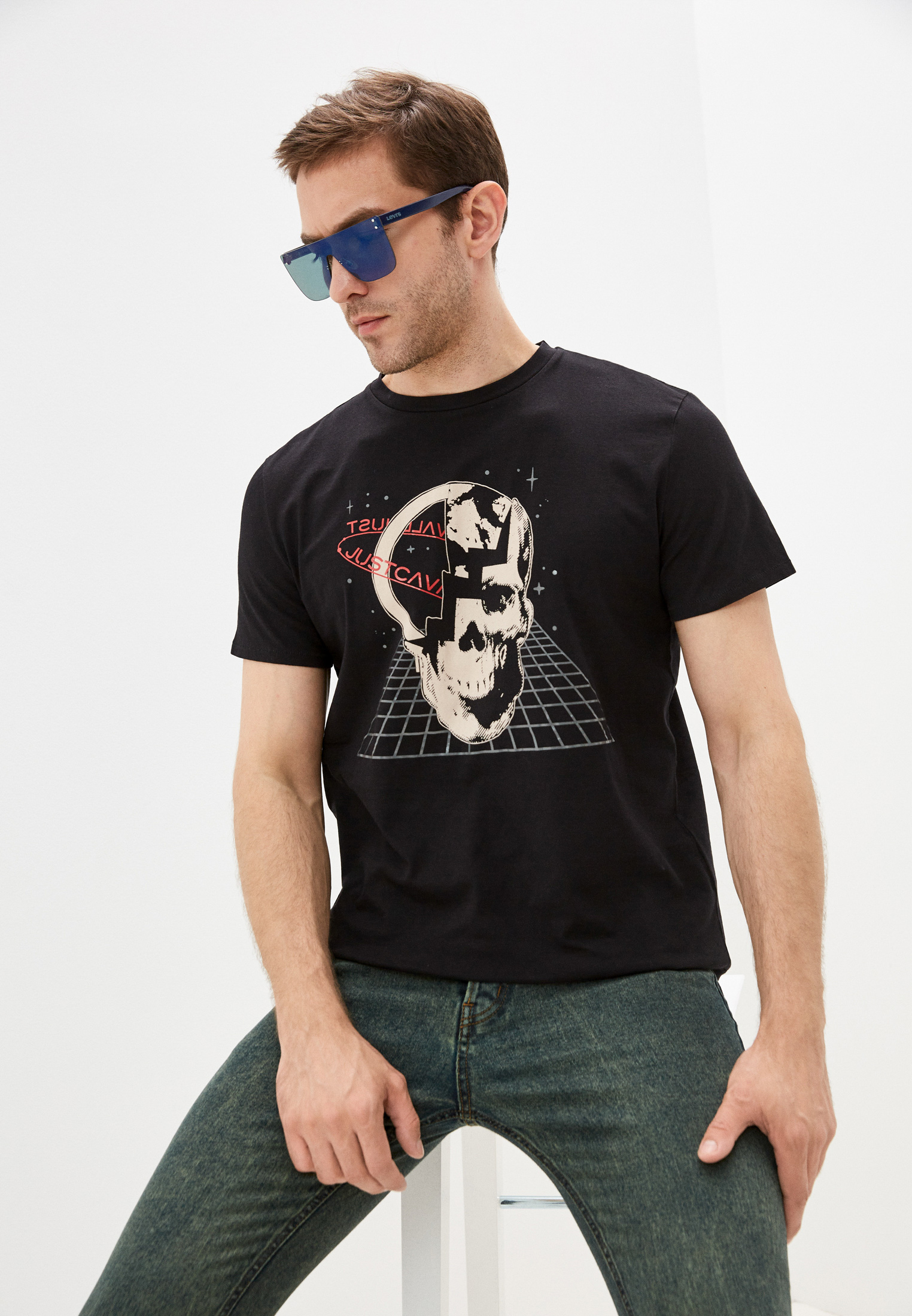 Мужская футболка Just Cavalli (Джаст Кавалли) S01GC0625 N20663: изображение 1