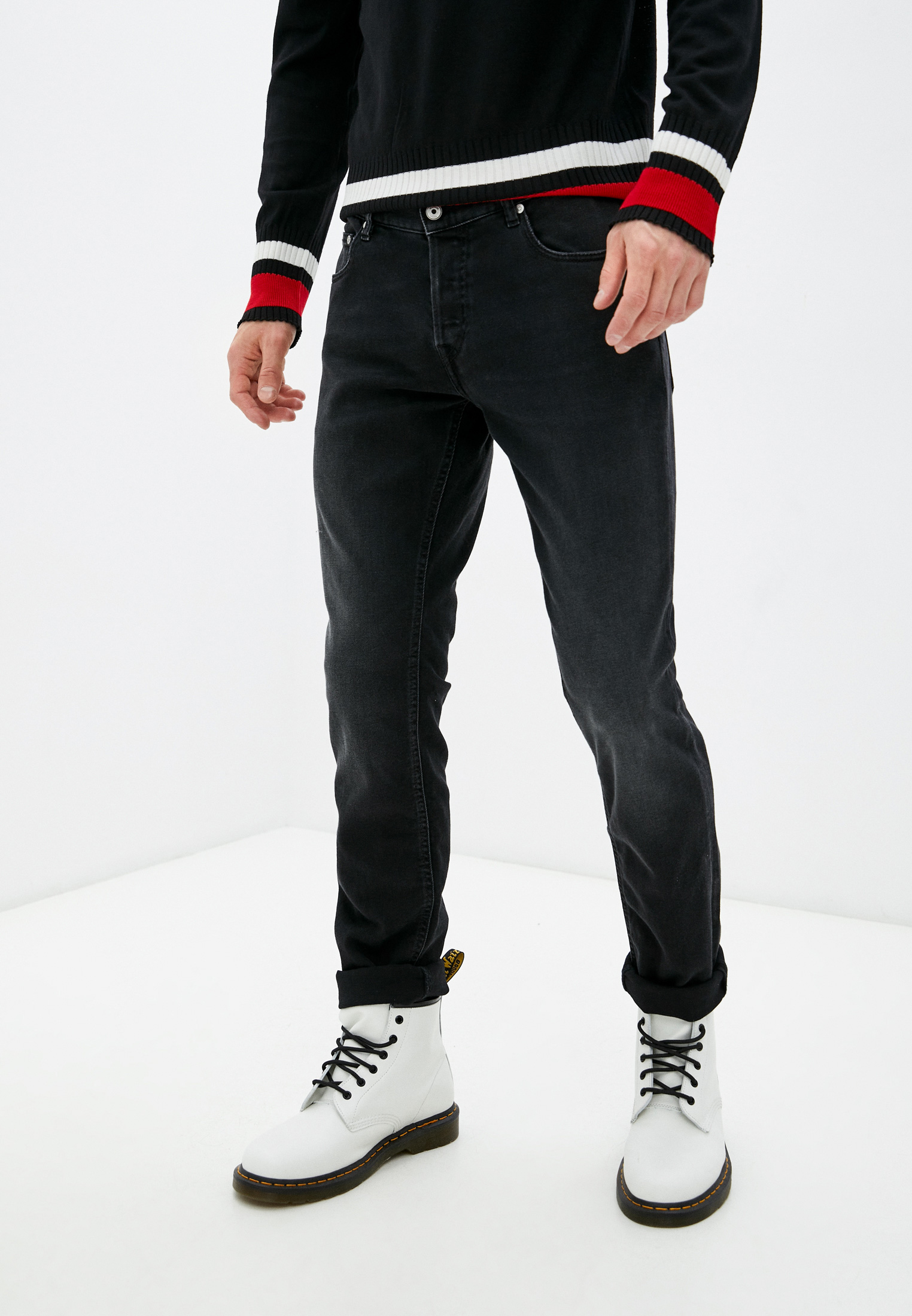 Мужские зауженные джинсы Just Cavalli (Джаст Кавалли) S01LA0091 N31637: изображение 1