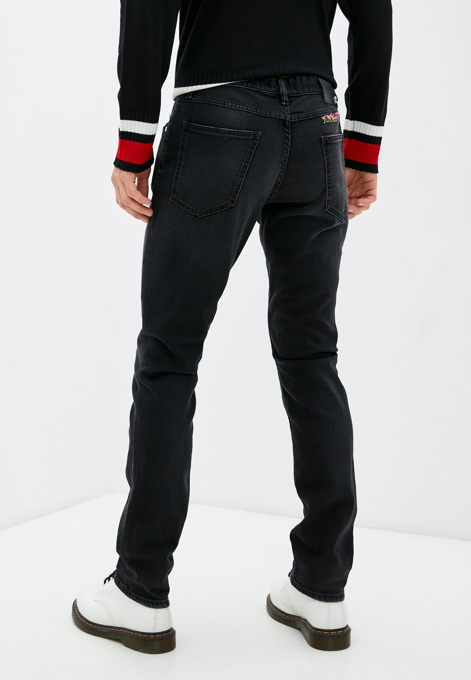 Мужские зауженные джинсы Just Cavalli (Джаст Кавалли) S01LA0091 N31637: изображение 4