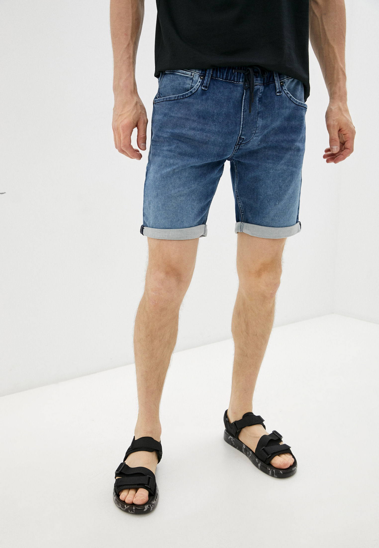 Мужские джинсовые шорты Jack & Jones (Джек Энд Джонс) 12187922: изображение 1