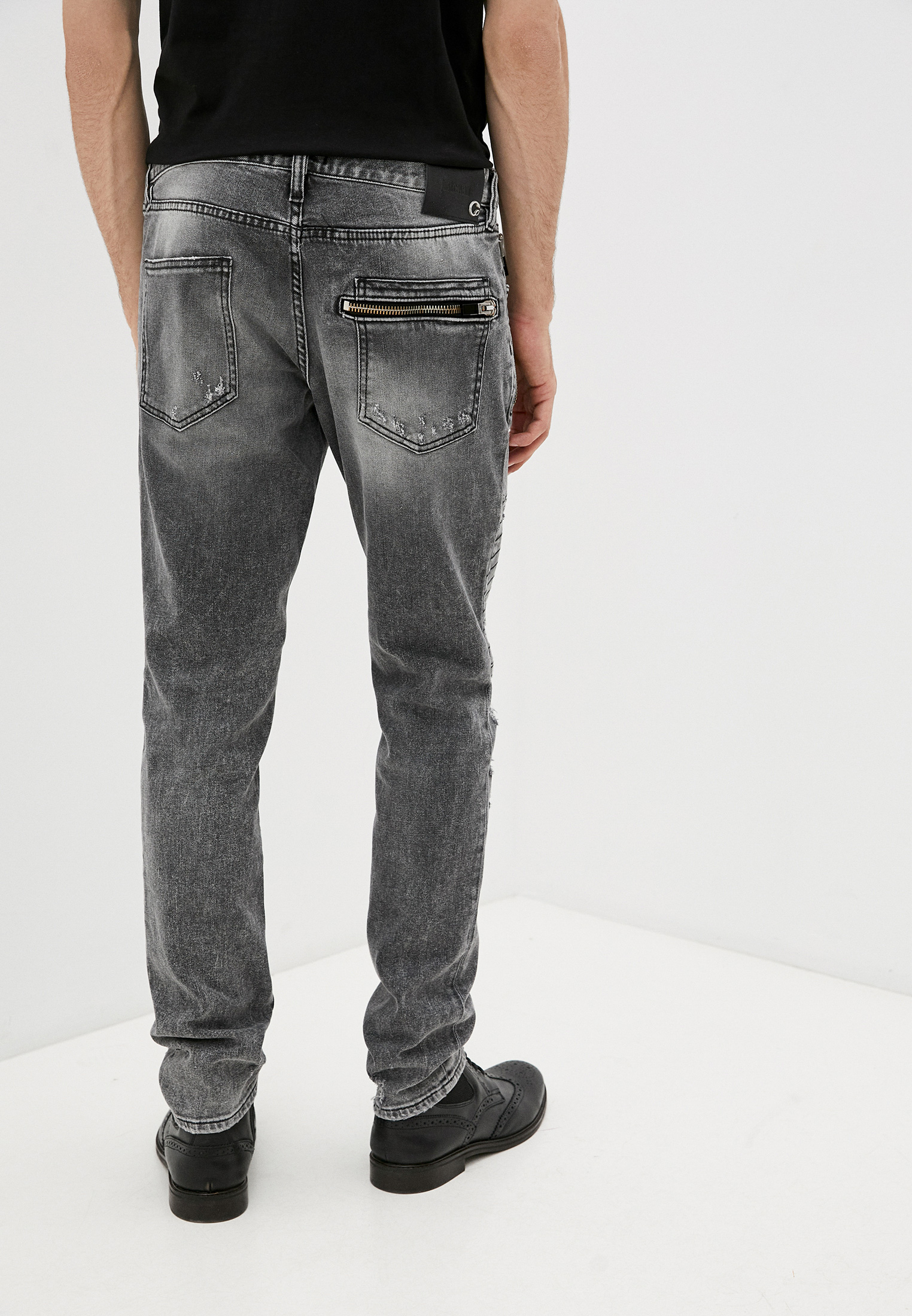 Мужские зауженные джинсы Just Cavalli (Джаст Кавалли) S01KA0210 N31645: изображение 4