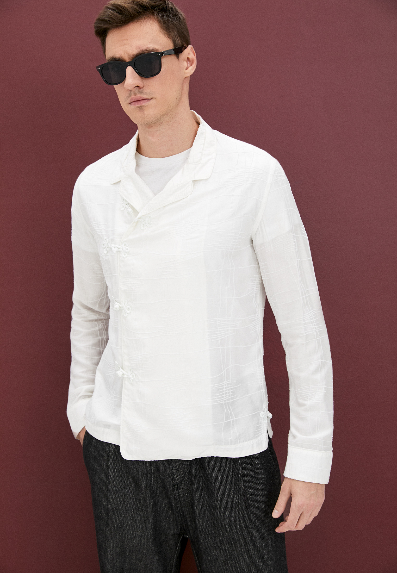 Рубашка с длинным рукавом Emporio Armani (Эмпорио Армани) W1CFGT W176C: изображение 2