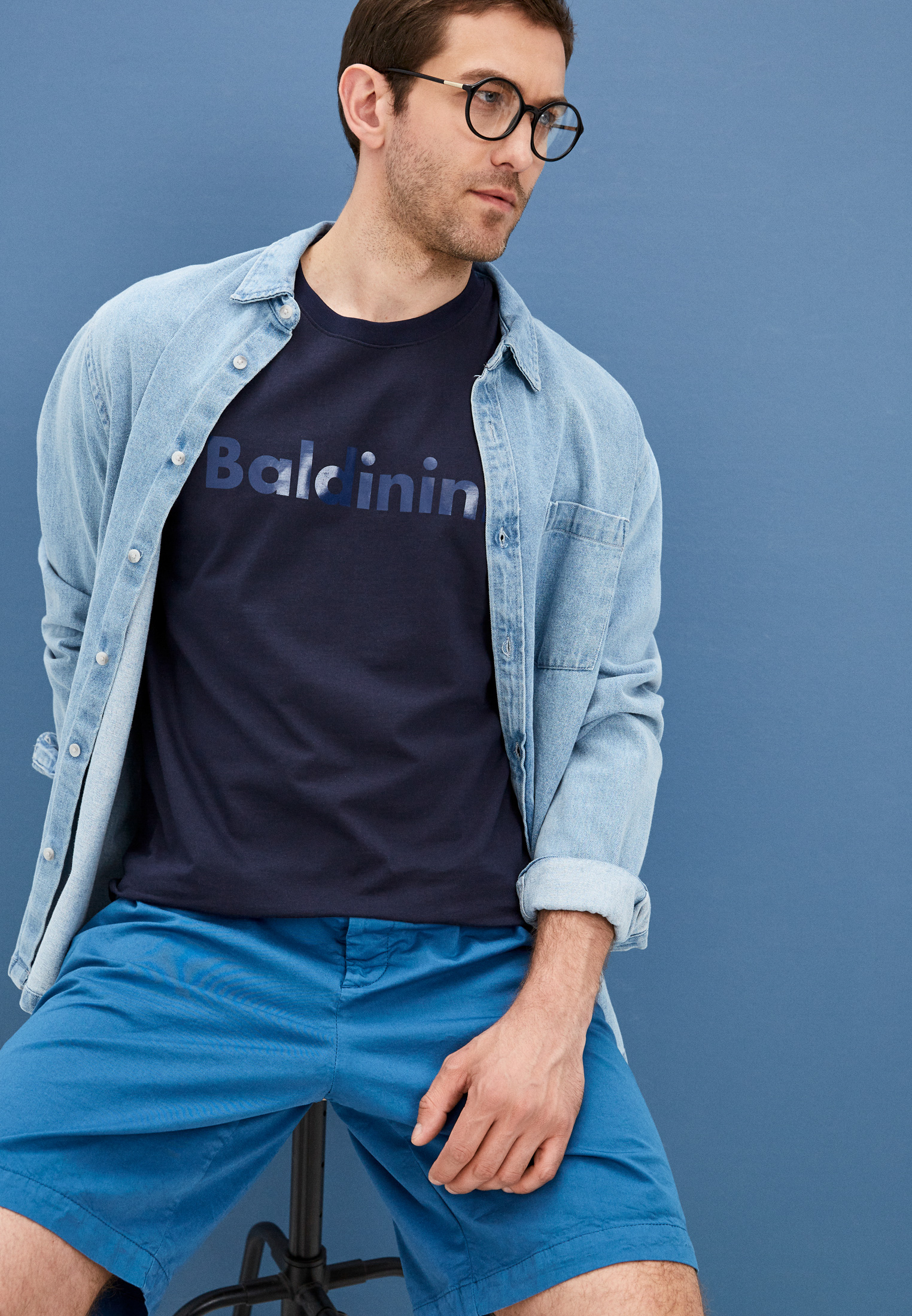 Мужская футболка Baldinini (Балдинини) A1UTS01ATEJ004: изображение 2