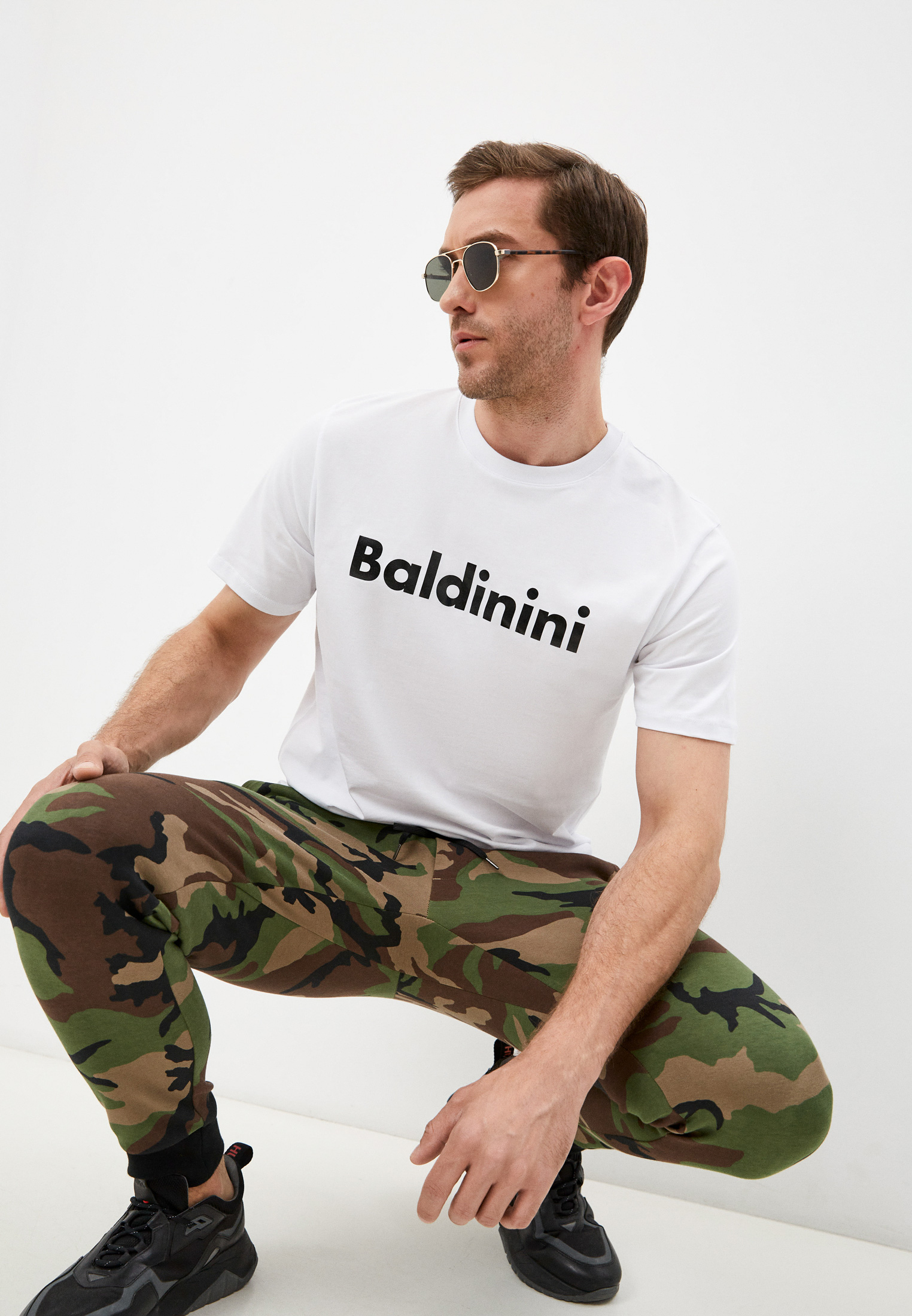Мужская футболка Baldinini (Балдинини) A1UTS01ATEJ004: изображение 1