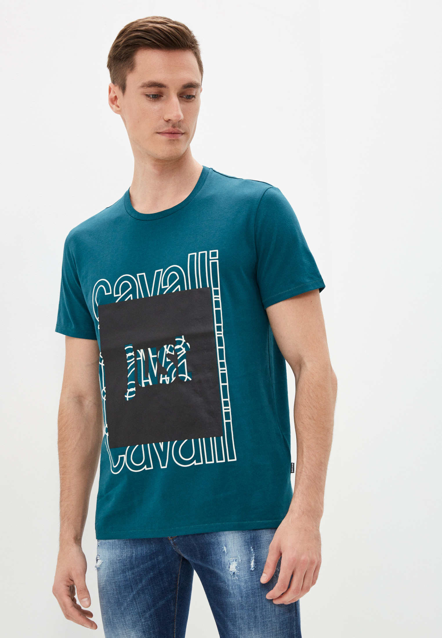Мужская футболка Just Cavalli (Джаст Кавалли) S01GC0513N20663610: изображение 1