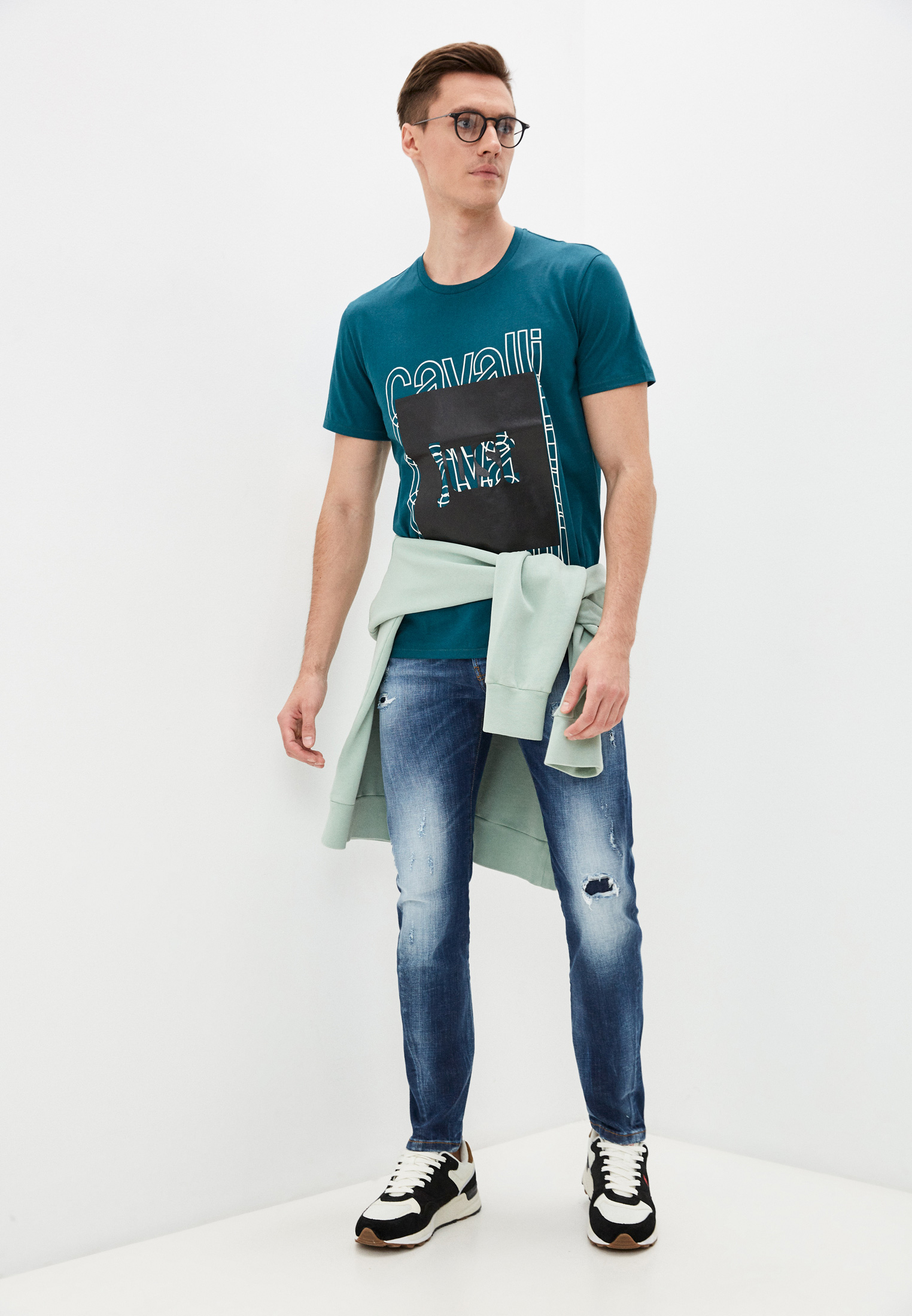 Мужская футболка Just Cavalli (Джаст Кавалли) S01GC0513N20663610: изображение 3