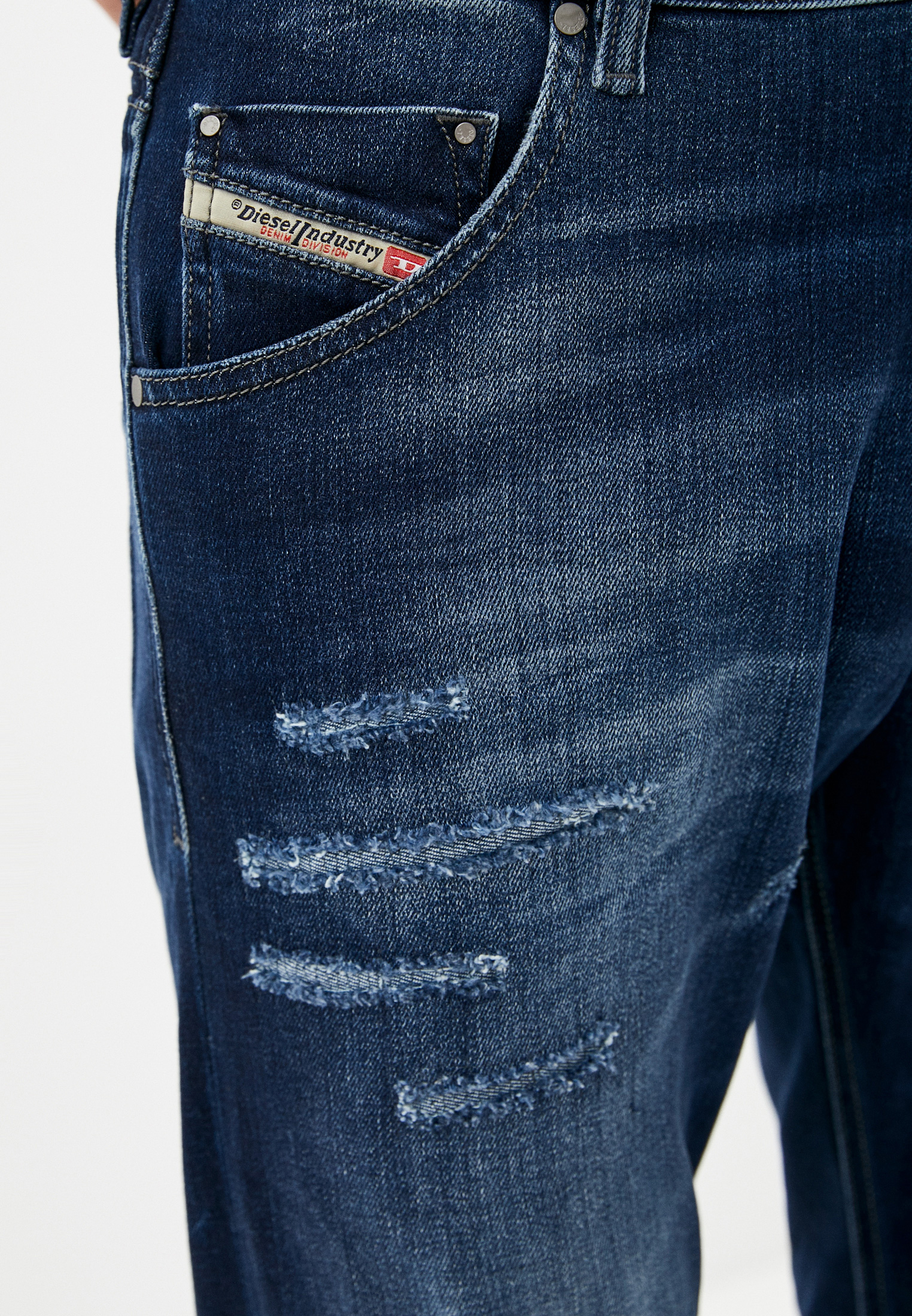 Мужские зауженные джинсы Diesel (Дизель) 00S5A3R8FG4: изображение 4
