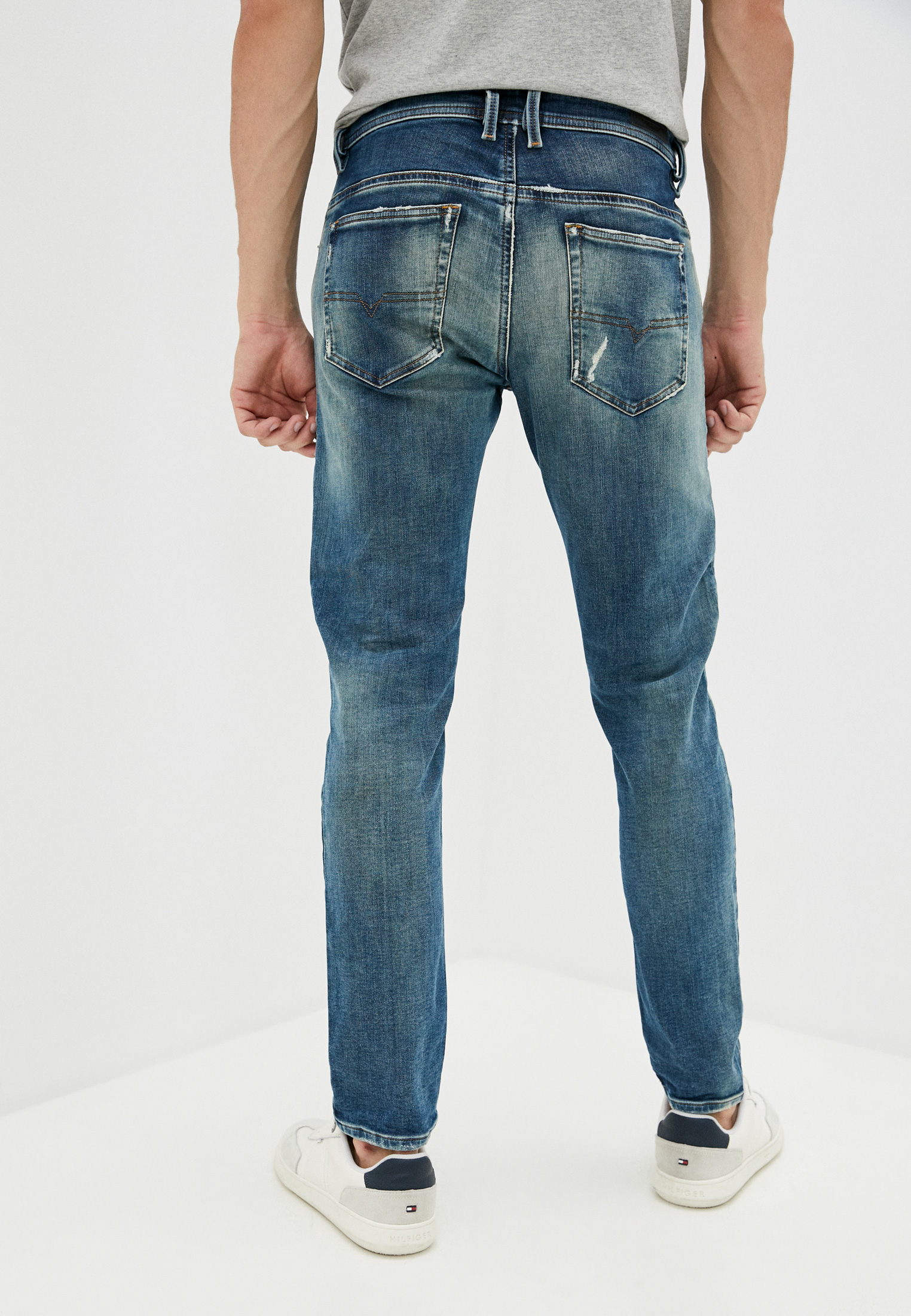 Мужские зауженные джинсы Diesel (Дизель) 00SE3D084YQ: изображение 3