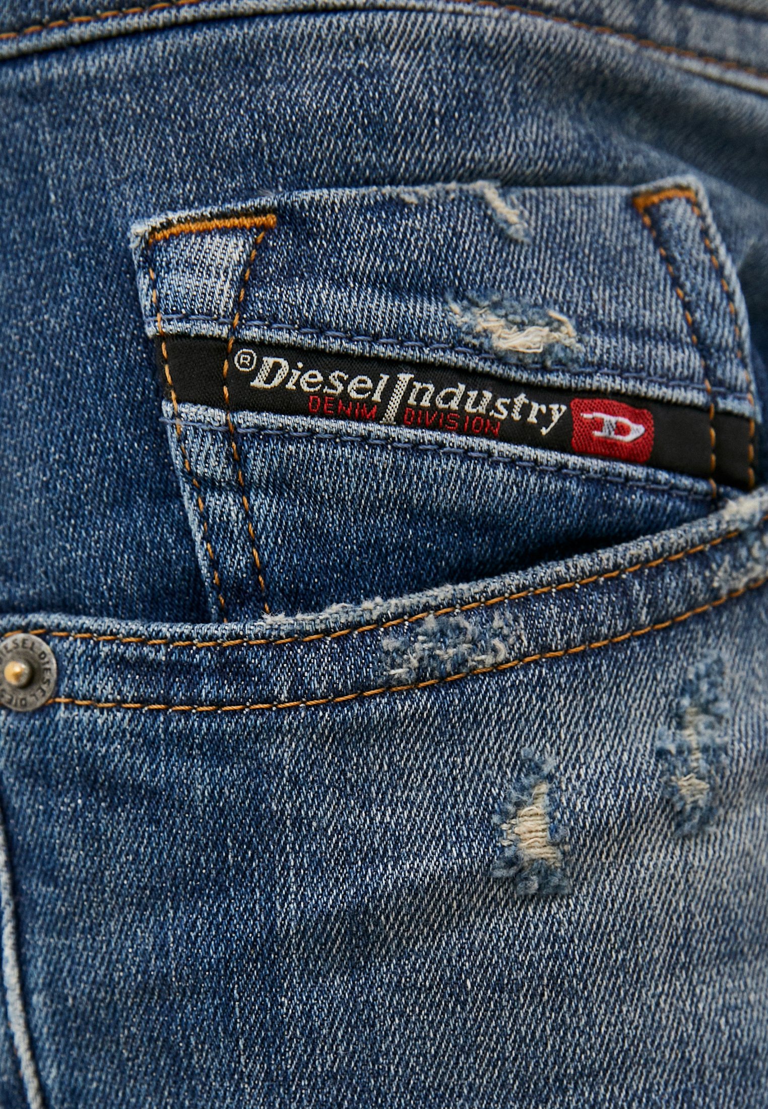 Мужские зауженные джинсы Diesel (Дизель) 00SE3D0870M: изображение 4