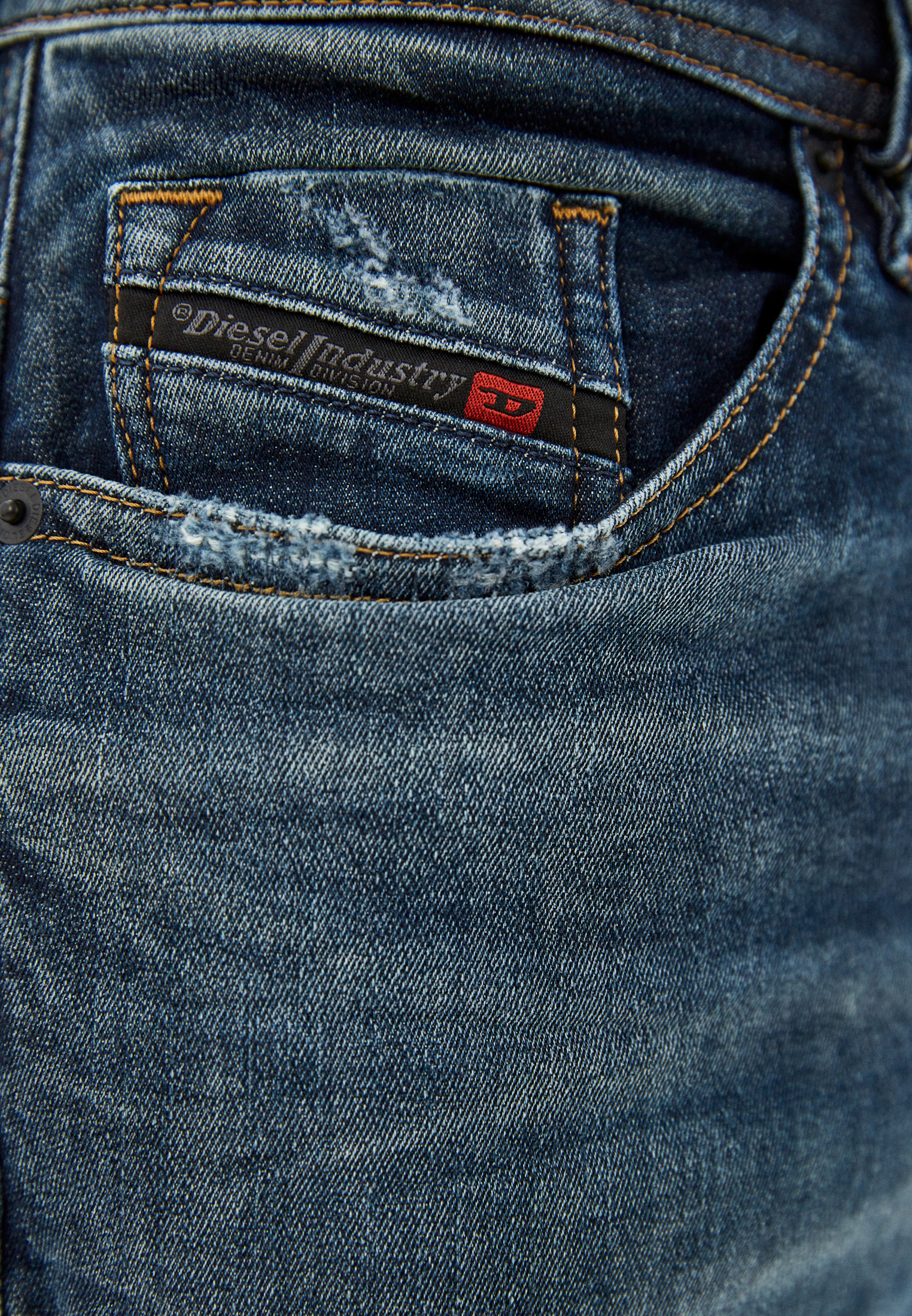 Мужские зауженные джинсы Diesel (Дизель) 00SE3D087AI: изображение 8