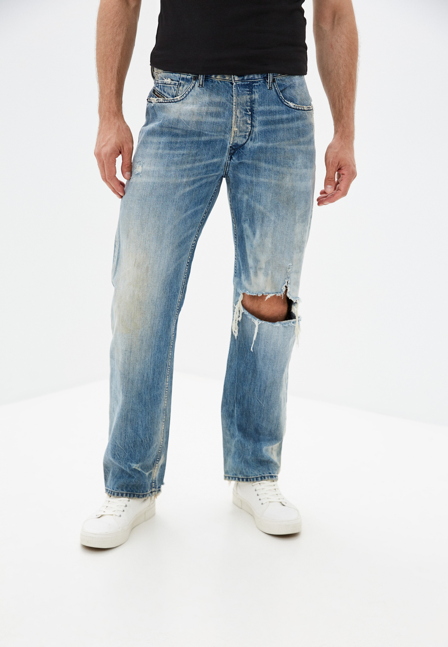 Мужские прямые джинсы Diesel (Дизель) 00SSLF088AP: изображение 1