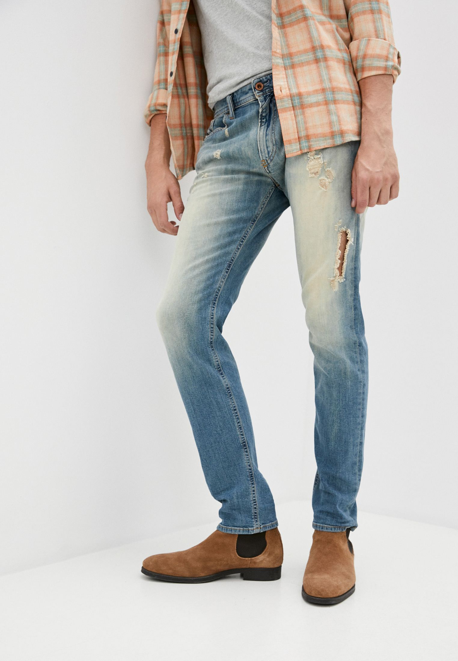 Мужские зауженные джинсы Diesel (Дизель) 00SW1Q081AU: изображение 1