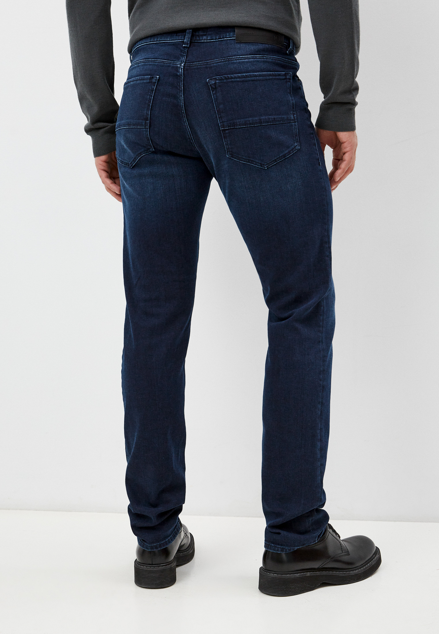 Мужские зауженные джинсы Trussardi (Труссарди) 52J00000-1T005427: изображение 4