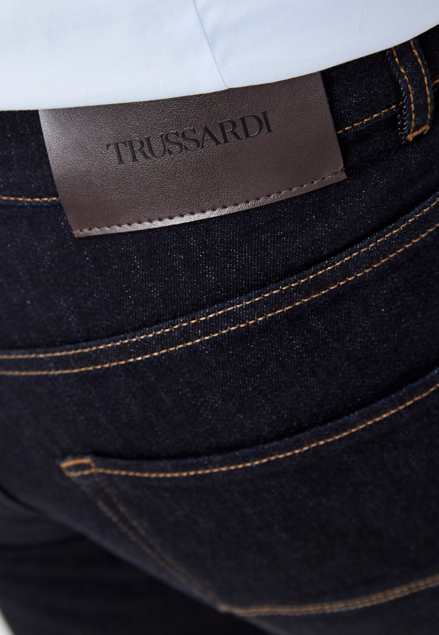 Мужские зауженные джинсы Trussardi (Труссарди) 52J00001-1Y000186: изображение 5